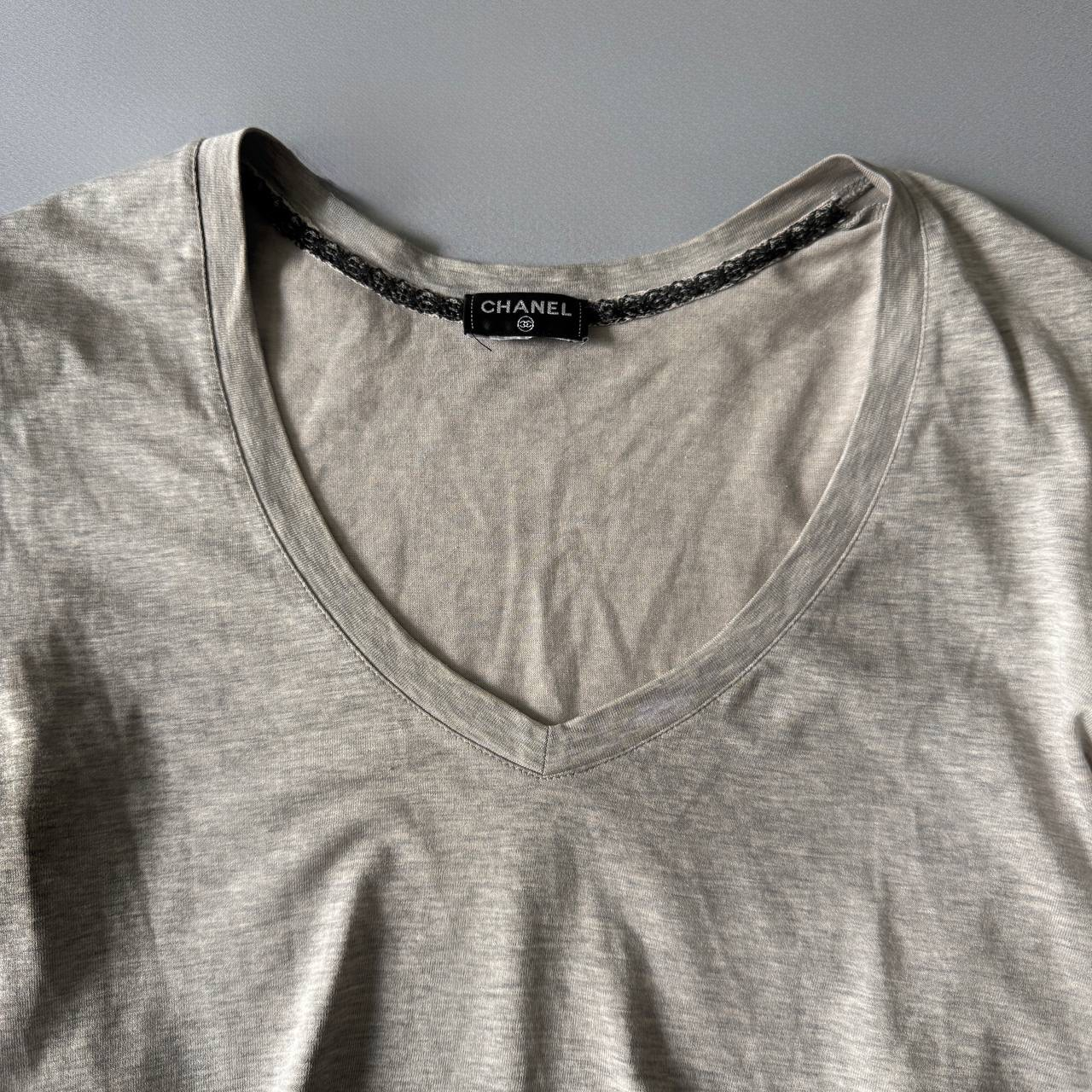 Chanel 2000s Vintage Archival Tulle Flower Logo Women Top, миниатюра 2