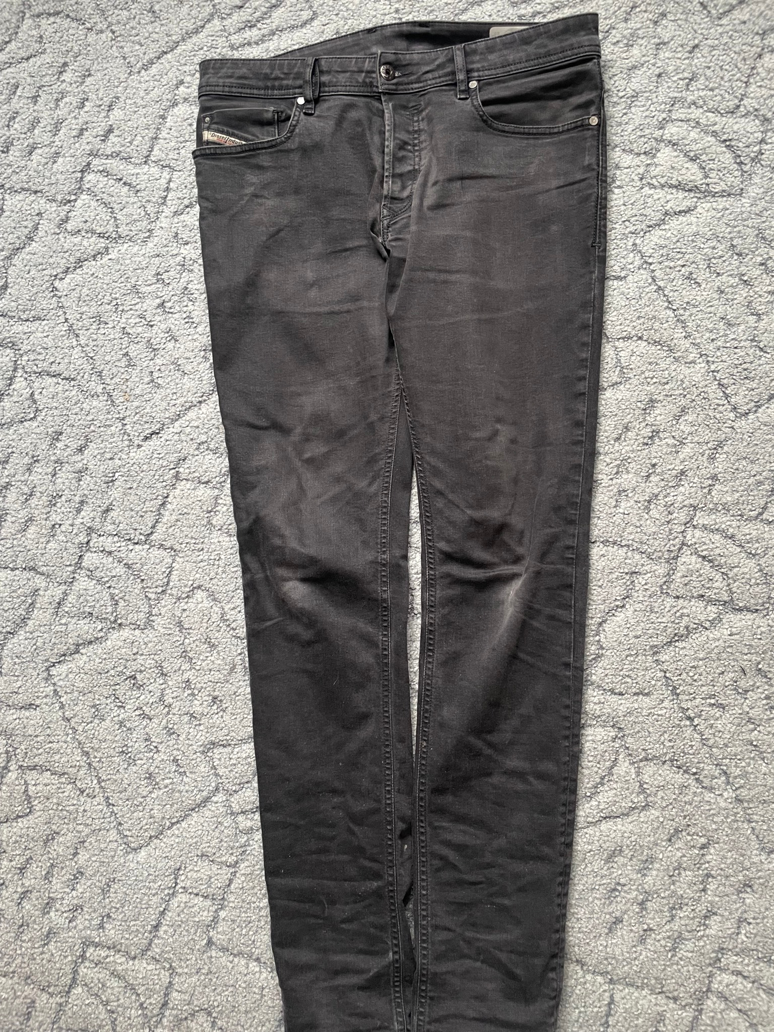 Diesel Джинсы вощенные, миниатюра 1