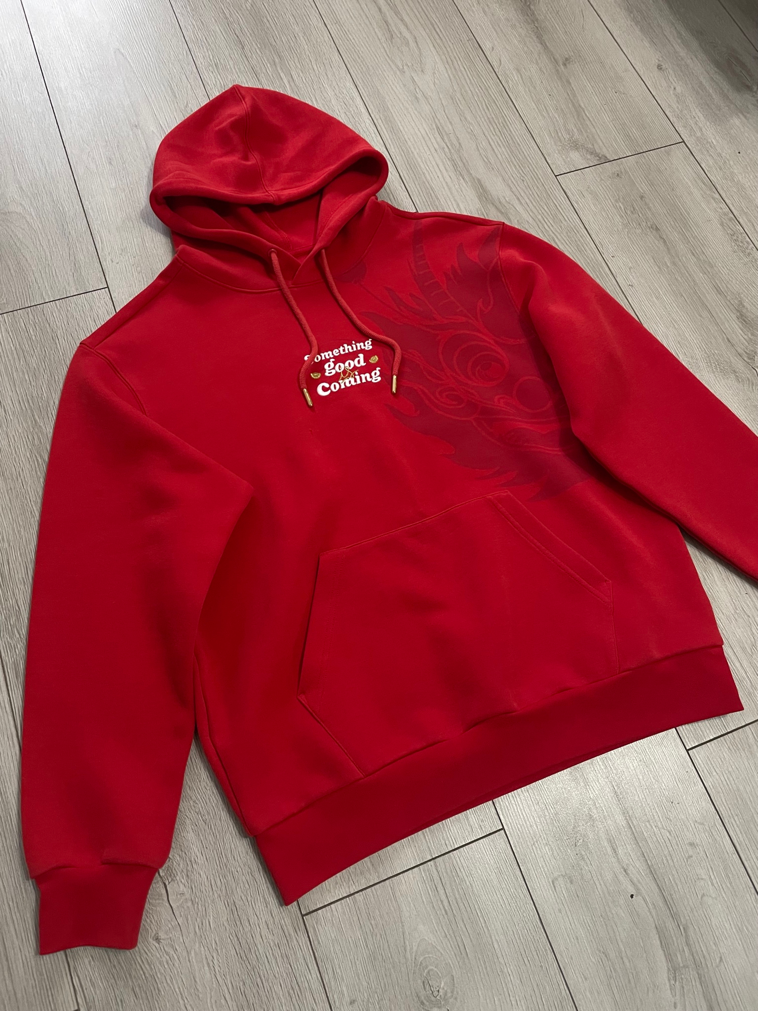 Anta Big Dragon Print Hoodie, миниатюра 4