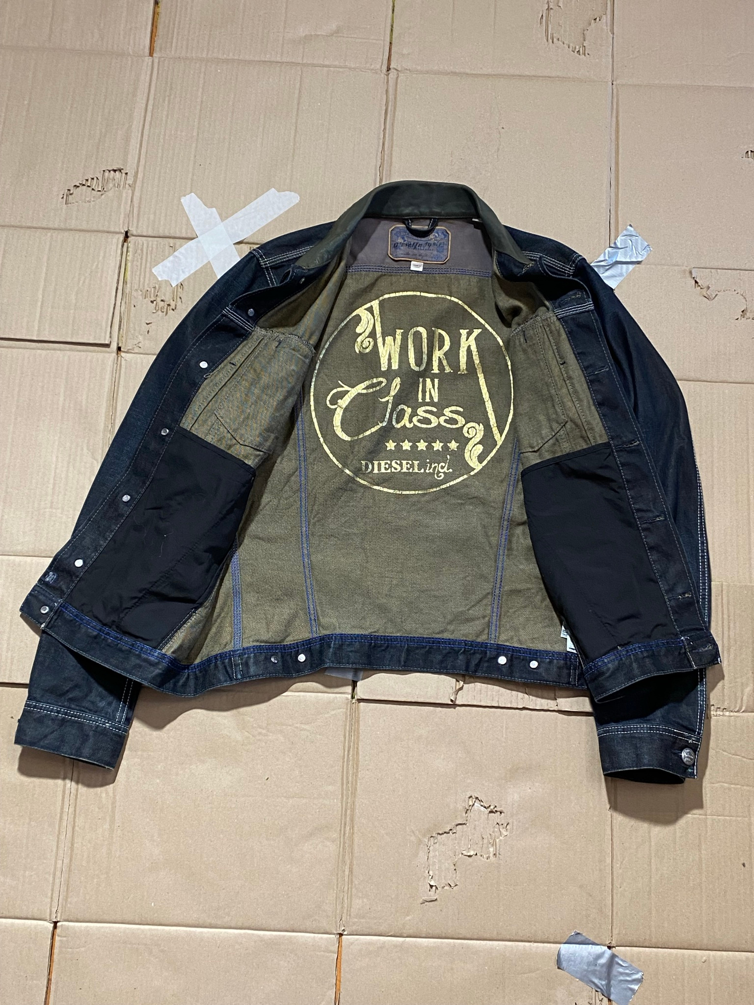 Diesel Leather Collar Jacket, миниатюра 5