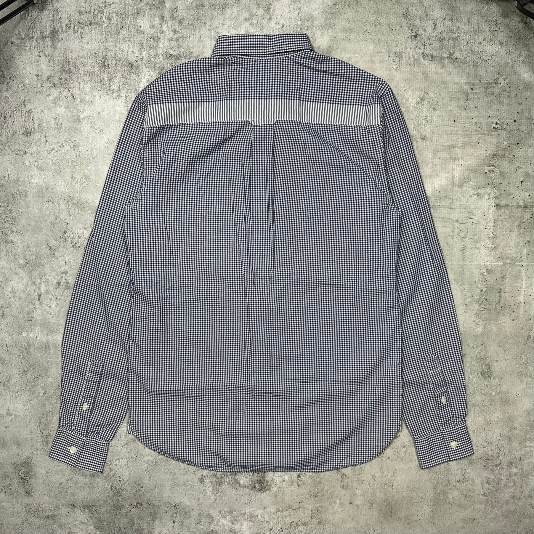 Fred Perry Blue small-check gingham shirt, миниатюра 2