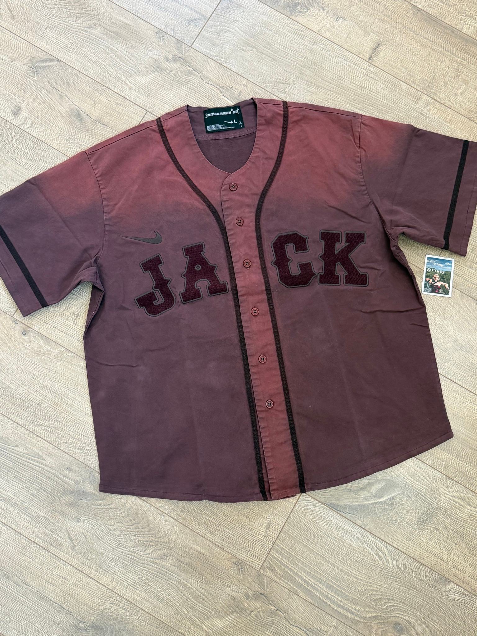 Cactus Jack x Fragment x Nike Tokyo Jack Retro Baseball Jersey, миниатюра 6
