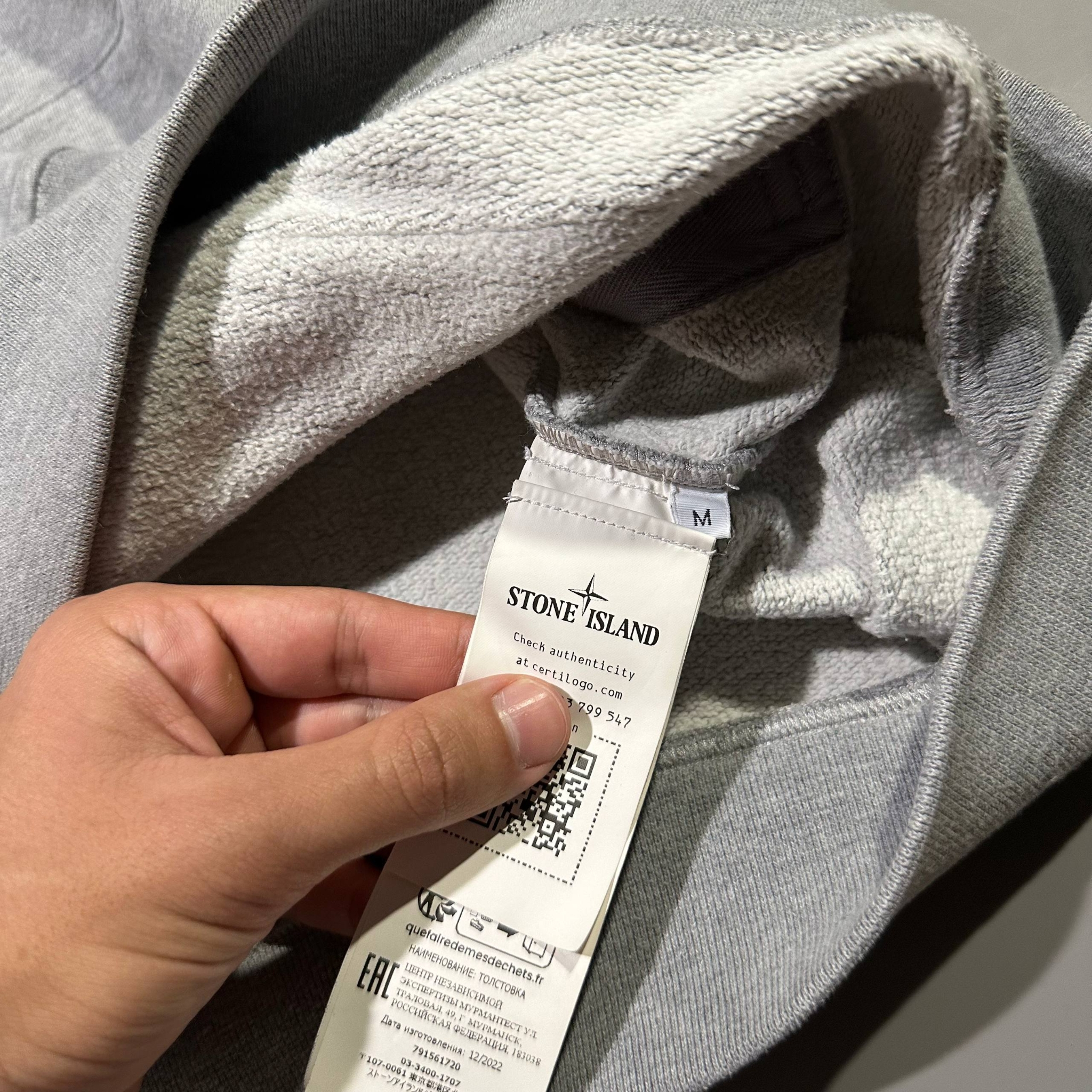 Stone Island Logo Patch Hoodie, миниатюра 6