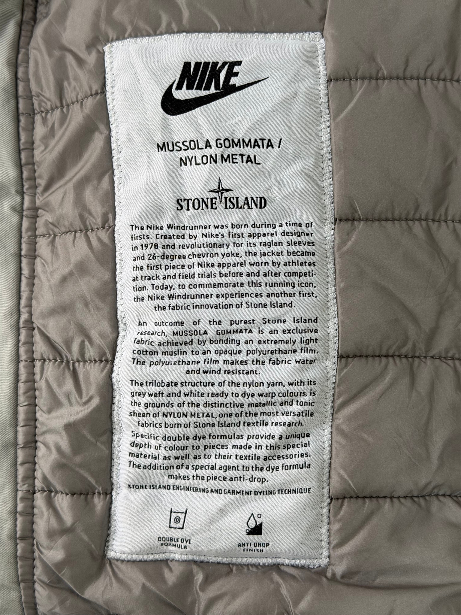 Stone Island x Nike Mussola Gommata Nylon Metal with Primaloft, миниатюра 5