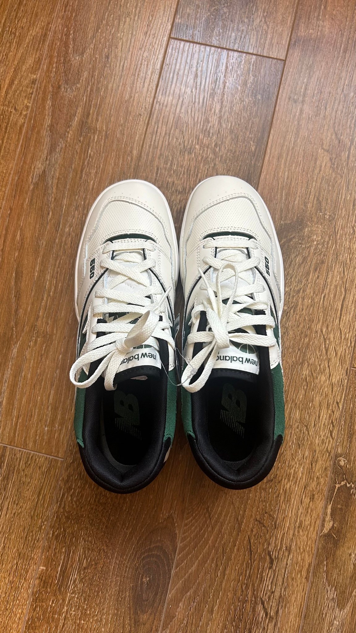 New balance 550 White/Green, миниатюра 3
