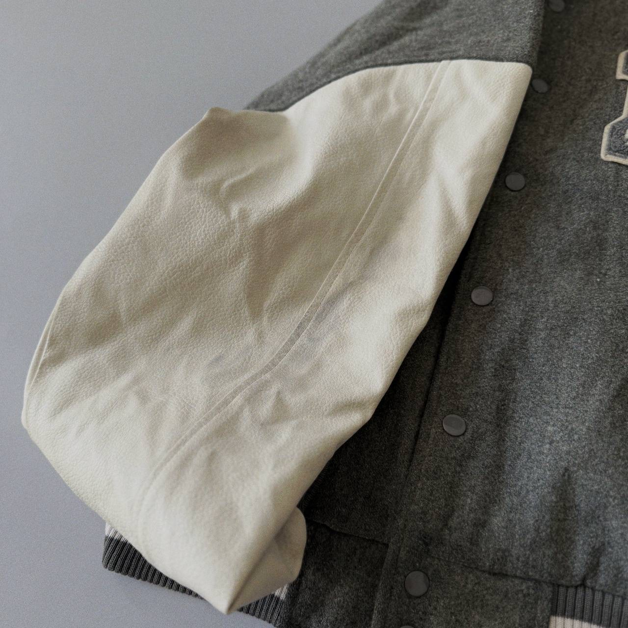 BUSTER 1990-2000s Vintage Varsity Bomber Jacket, миниатюра 2