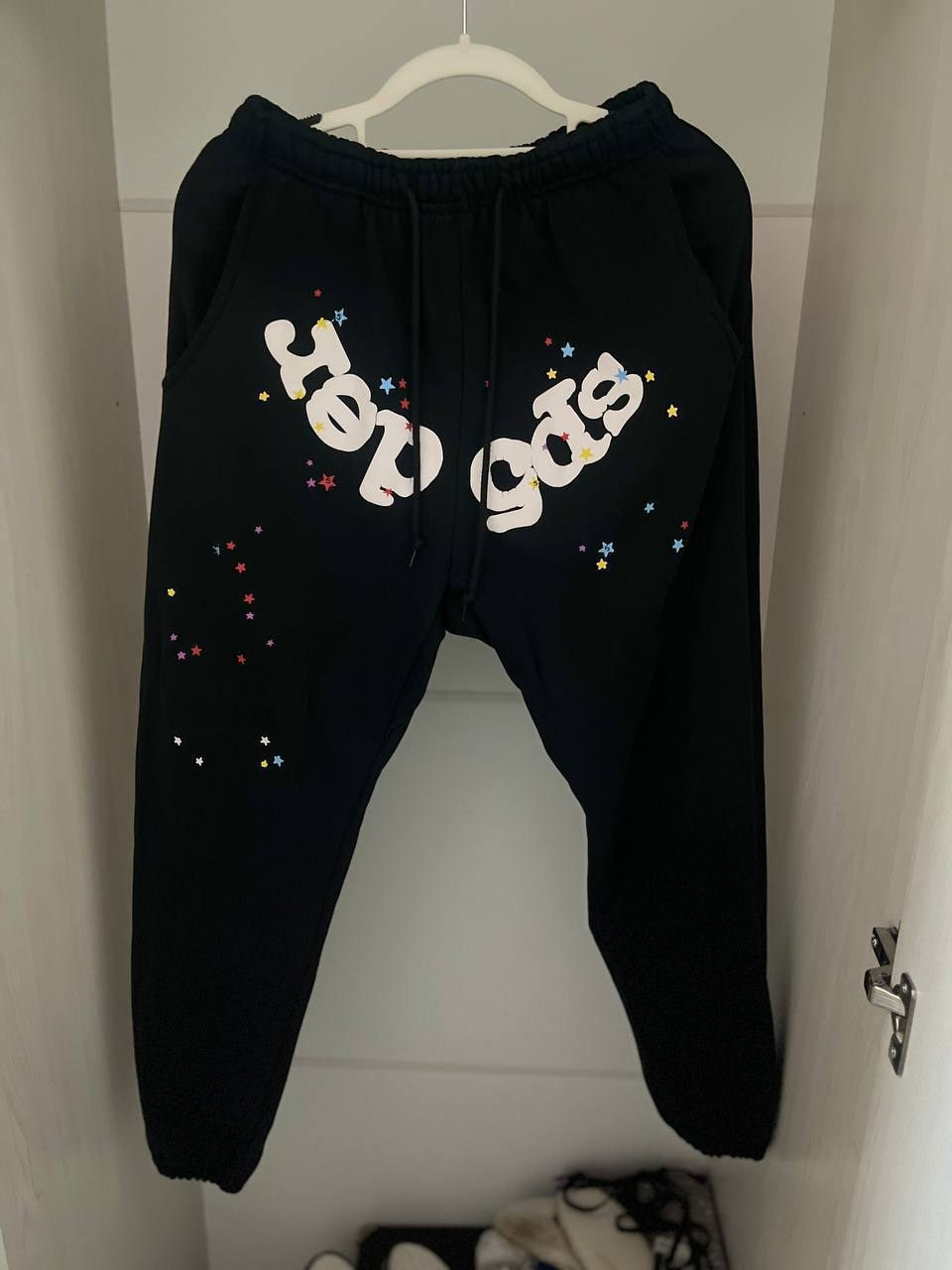 Sp5der Classic Flame LOGO Graffiti Sweatpant, миниатюра 1