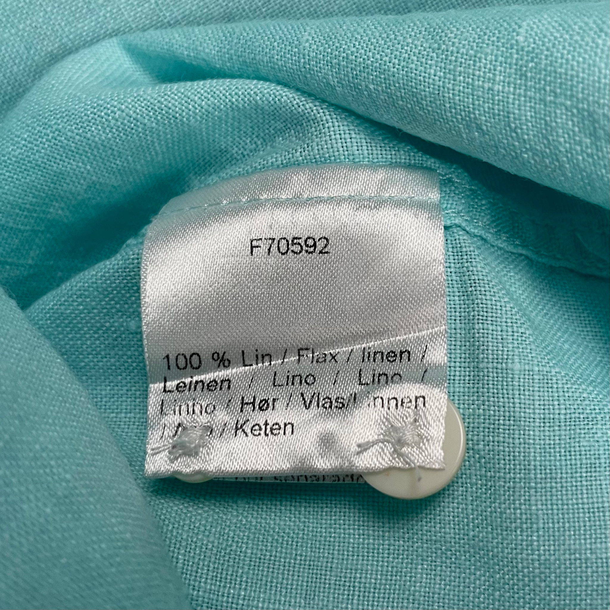 Lacoste Рубашка из льна, миниатюра 6