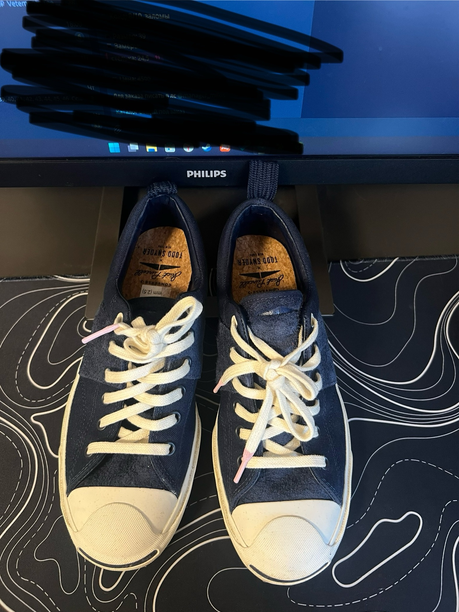 Converse x jack purcell todd snyder Кеды, миниатюра 3