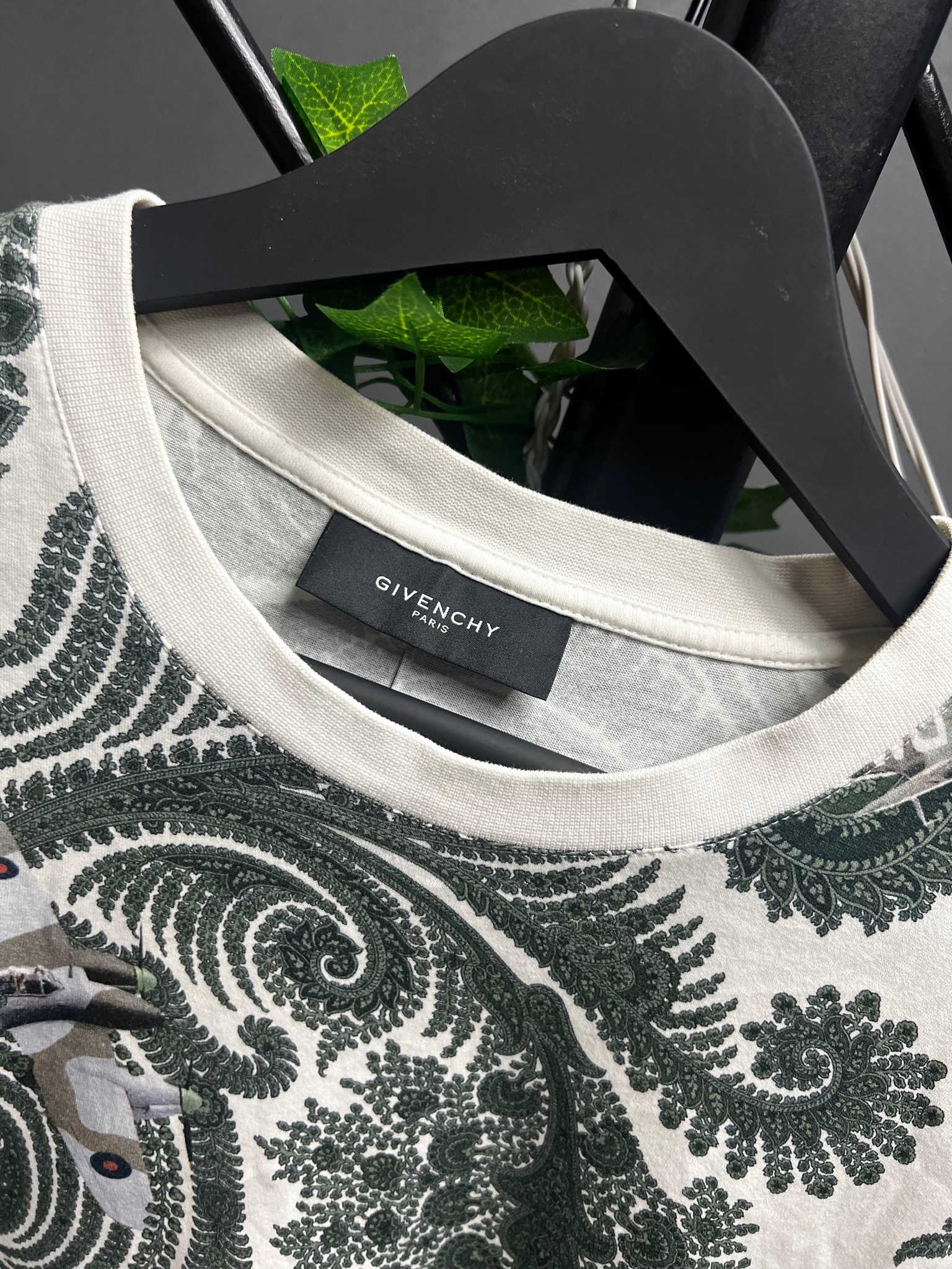Givenchy Paisley & Airplane Print T-Shirt, миниатюра 3