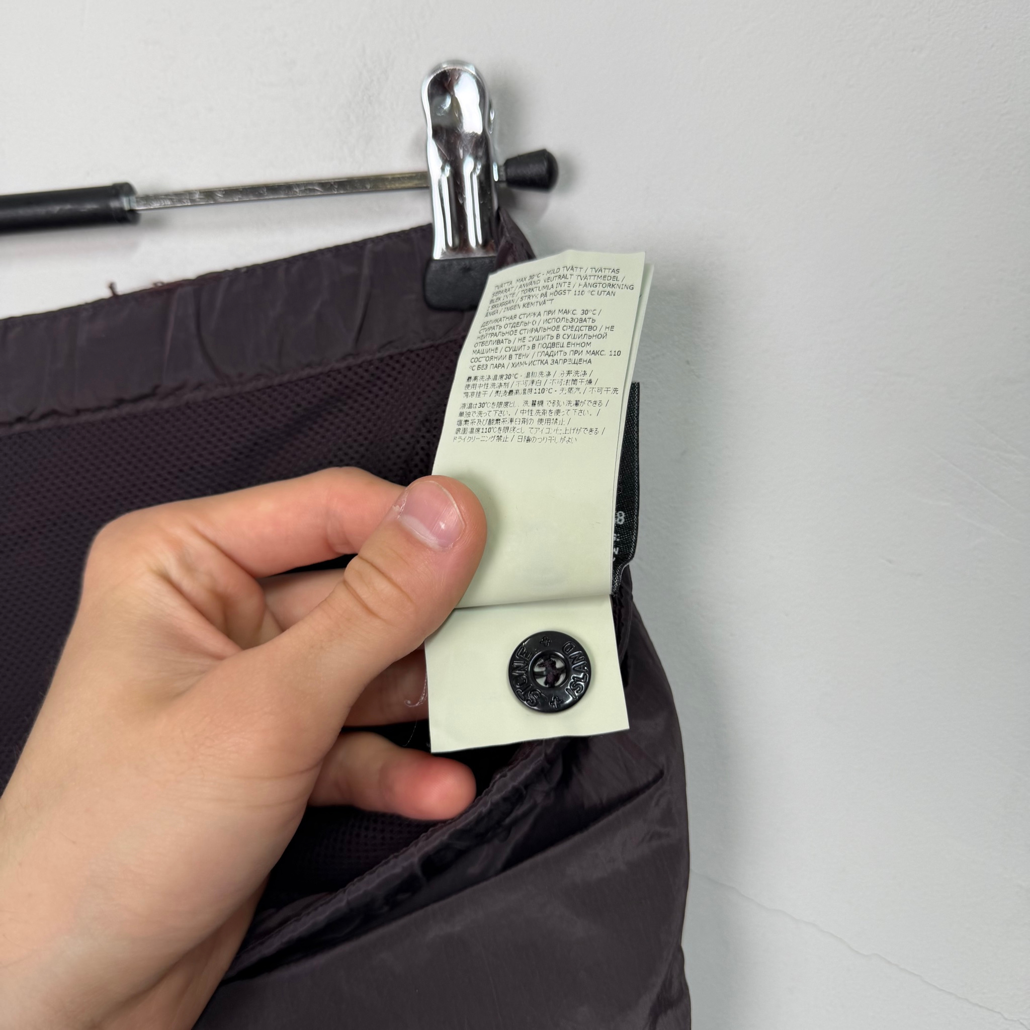 Stone Island Nylon Metal Patch Program Shorts, миниатюра 12