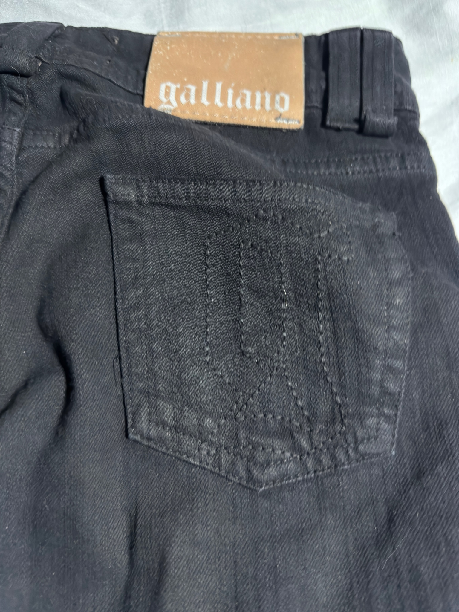John Galliano waxed denim, миниатюра 5