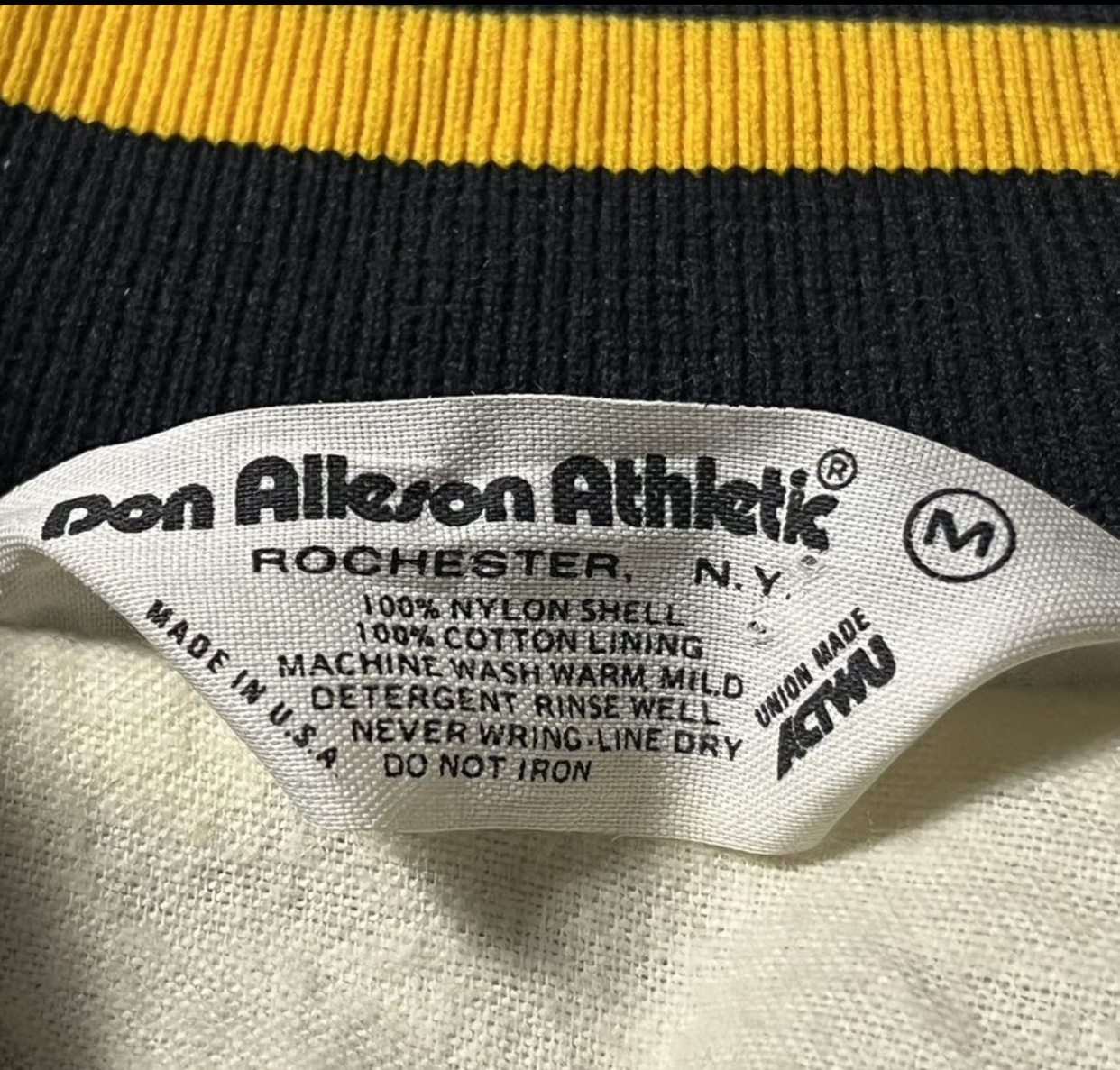 Don Alesson Athletic  USA Nylon Bomber Jacket, миниатюра 10