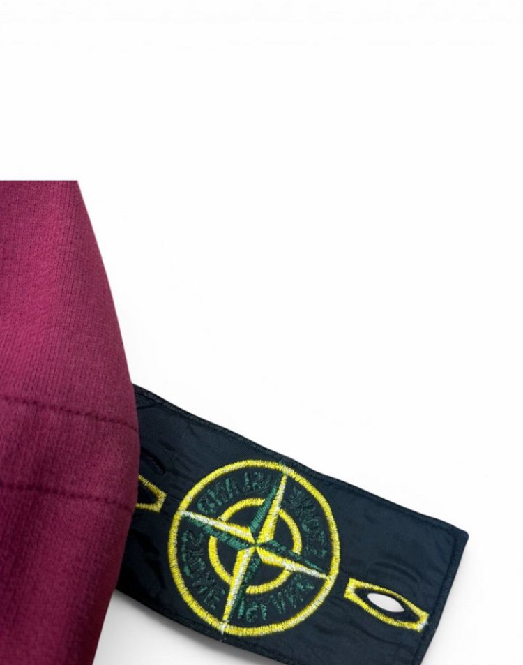 Stone Island Burgundy hoodie, миниатюра 5