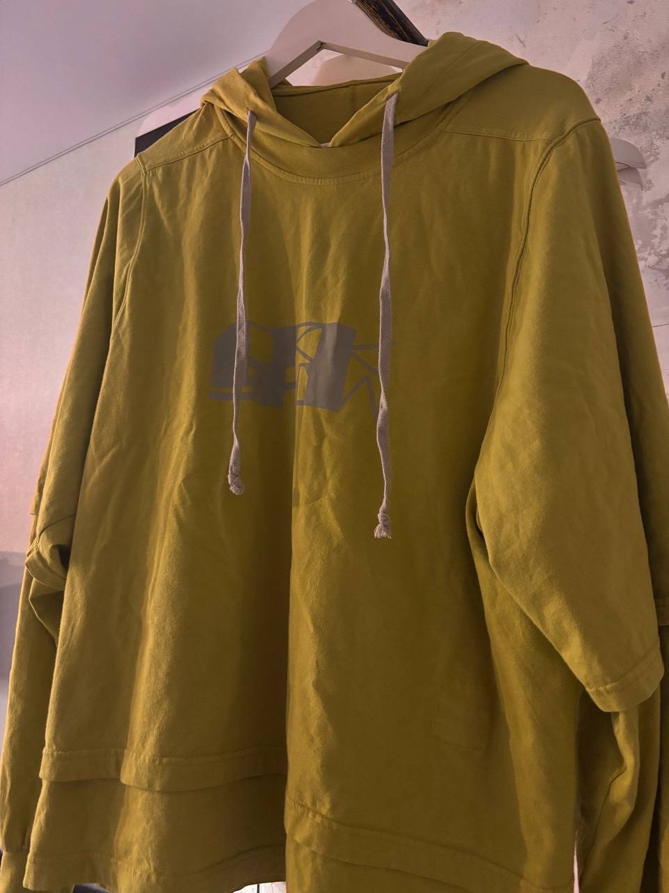 Rick Owens Hustler hoodie acid/oyster, миниатюра 4