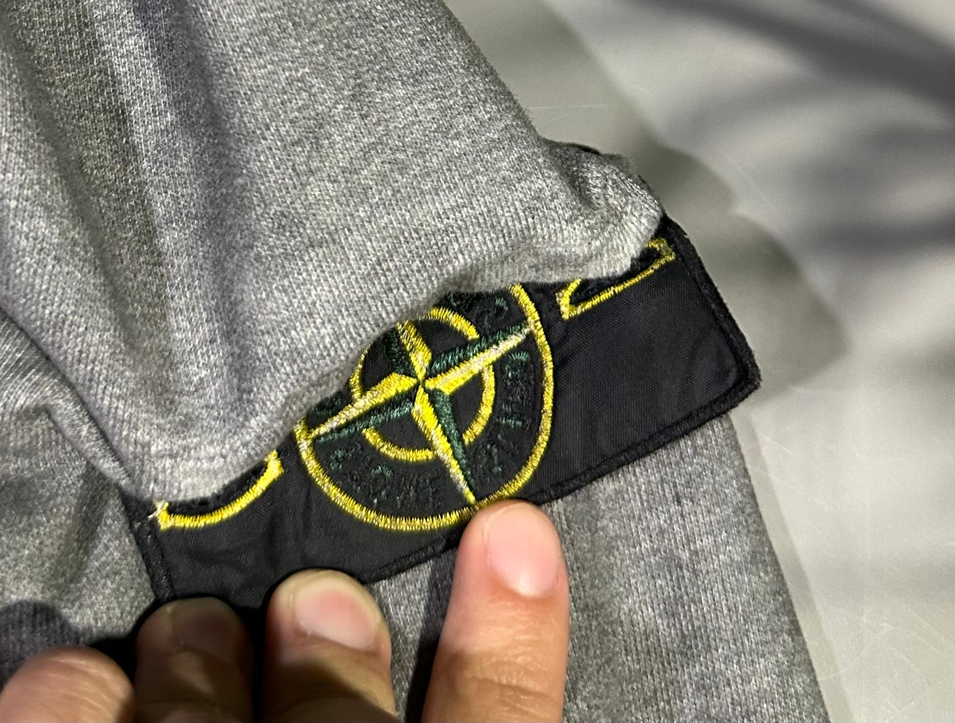 Stone Island Logo Patch Hoodie, миниатюра 5