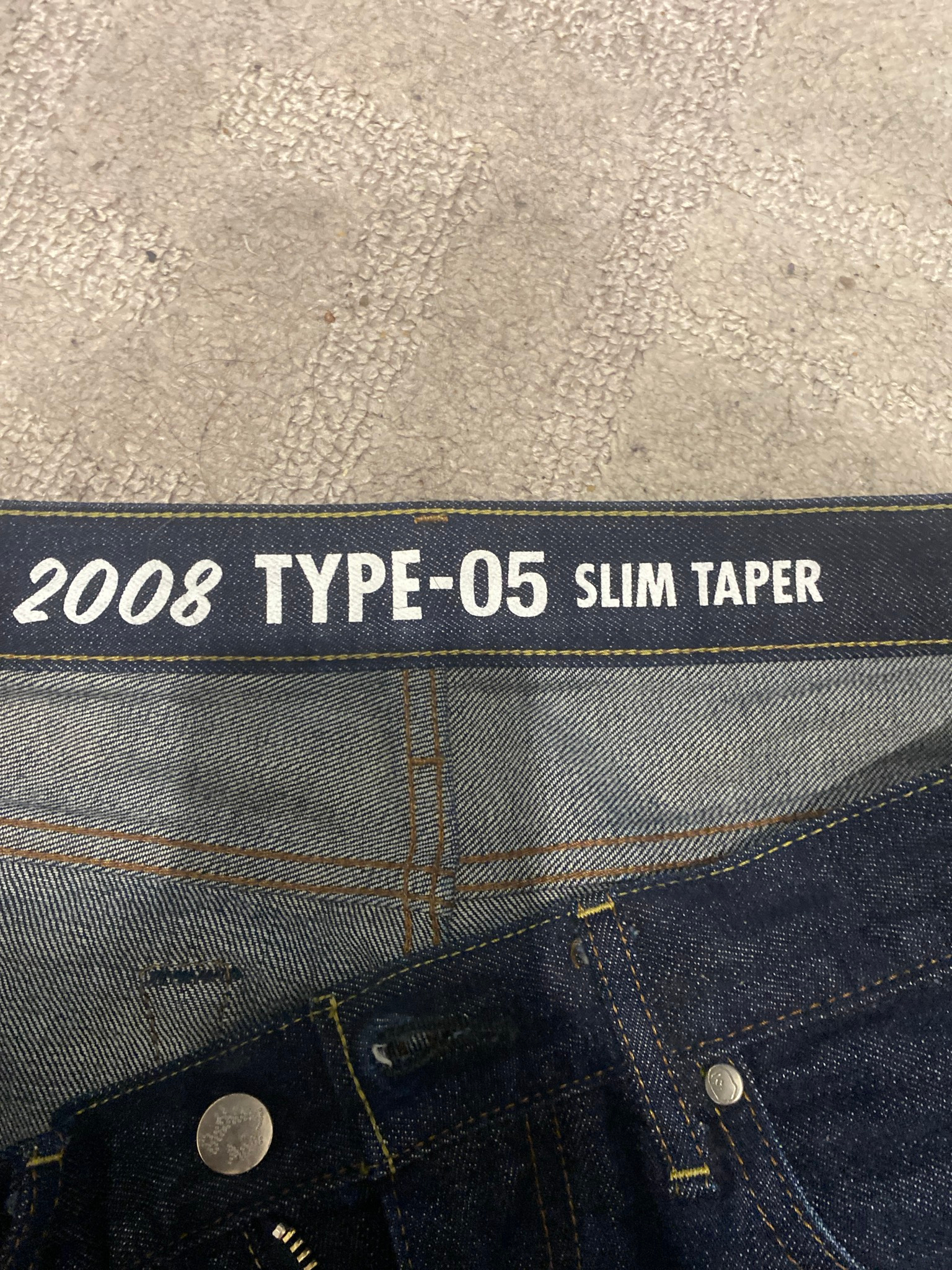 Bape Jeans Type-05 Slim Taper 2008, миниатюра 3