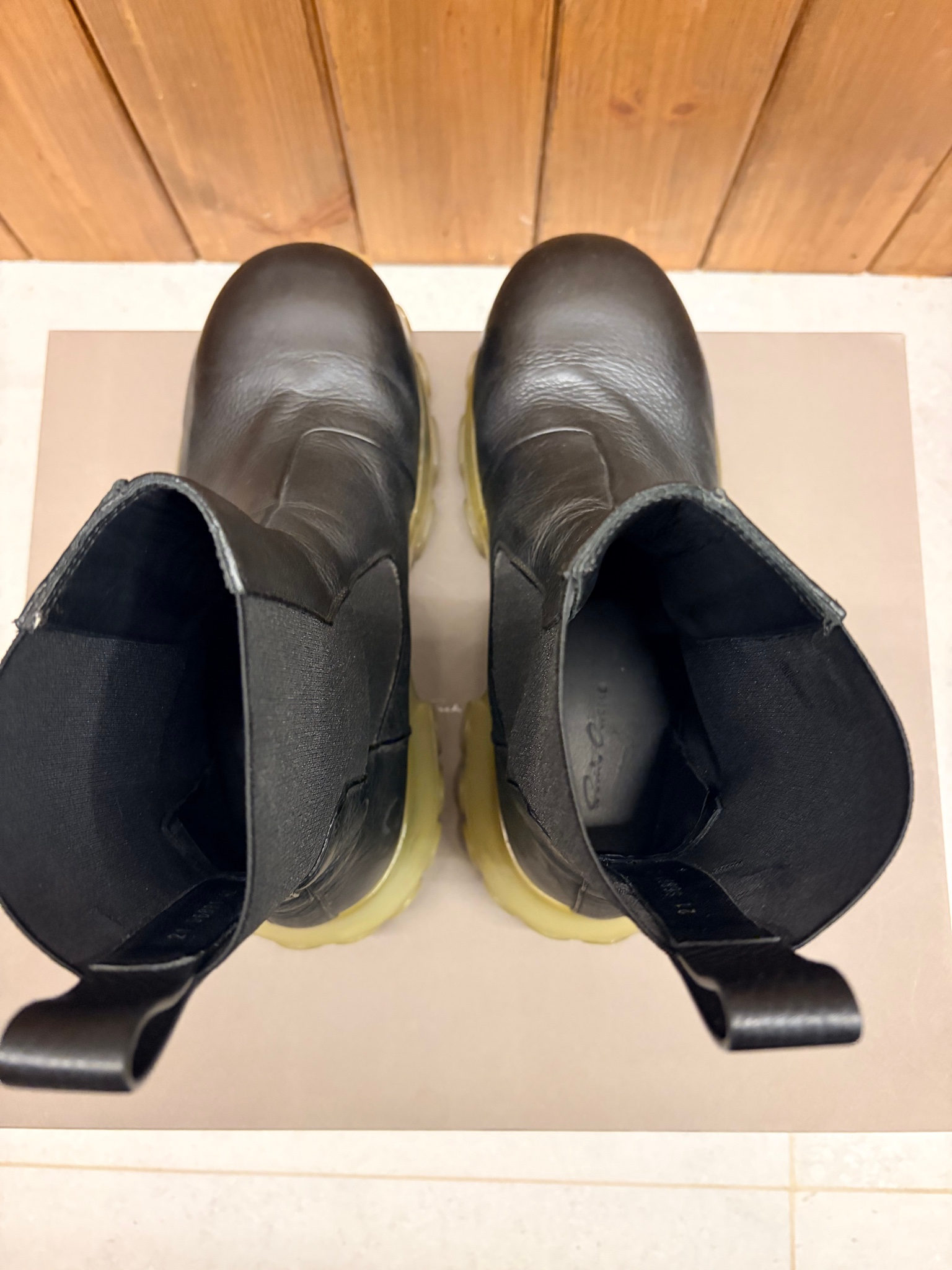 Rick Owens Chelsea Bozo boots, миниатюра 3