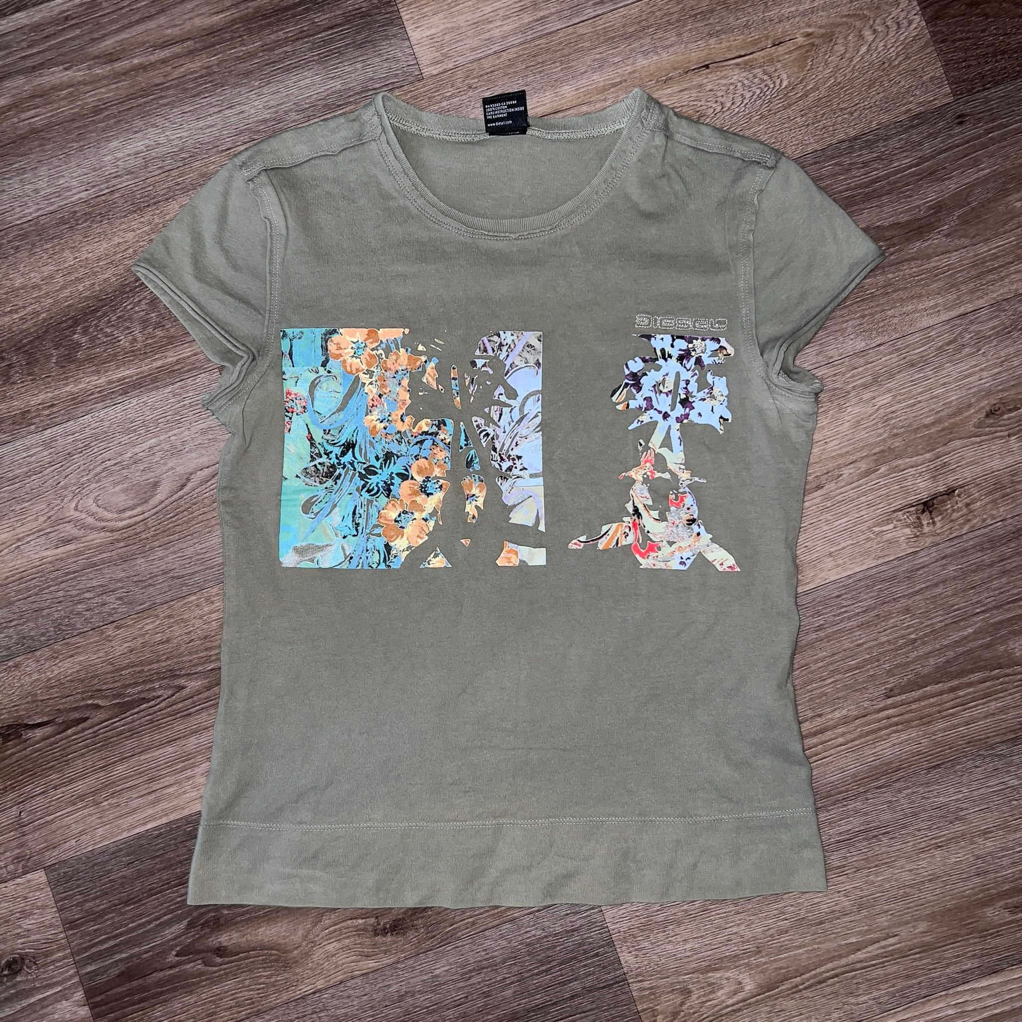 Diesel Vintage Khaki T-shirt, миниатюра 1