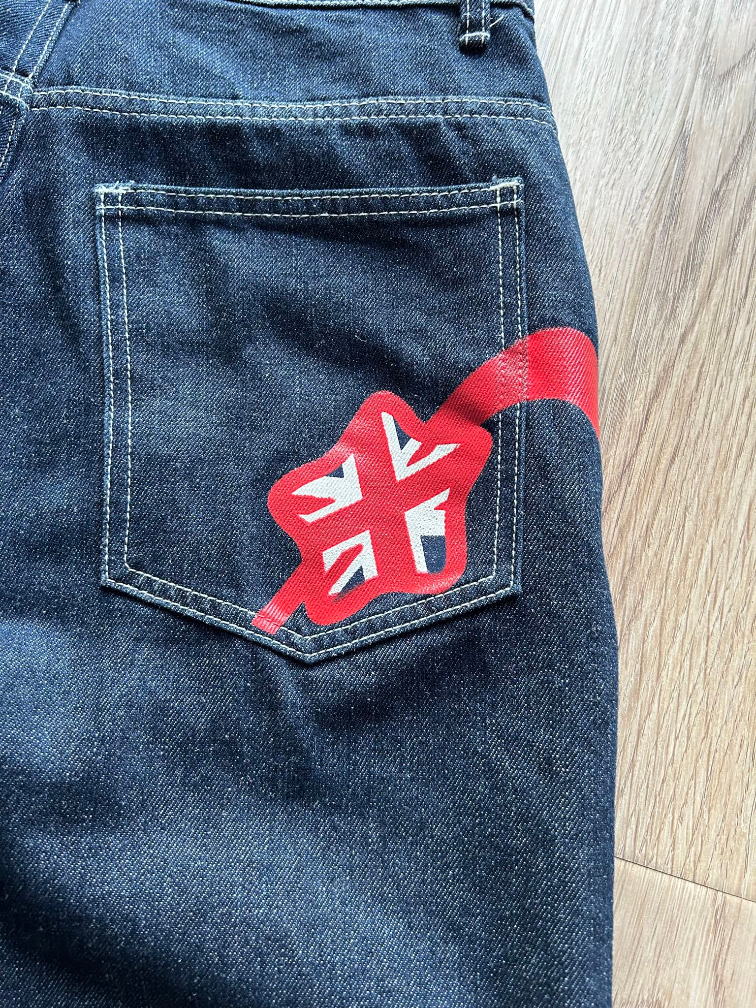 Jaded London Jumbo Fit denim shorts, миниатюра 6