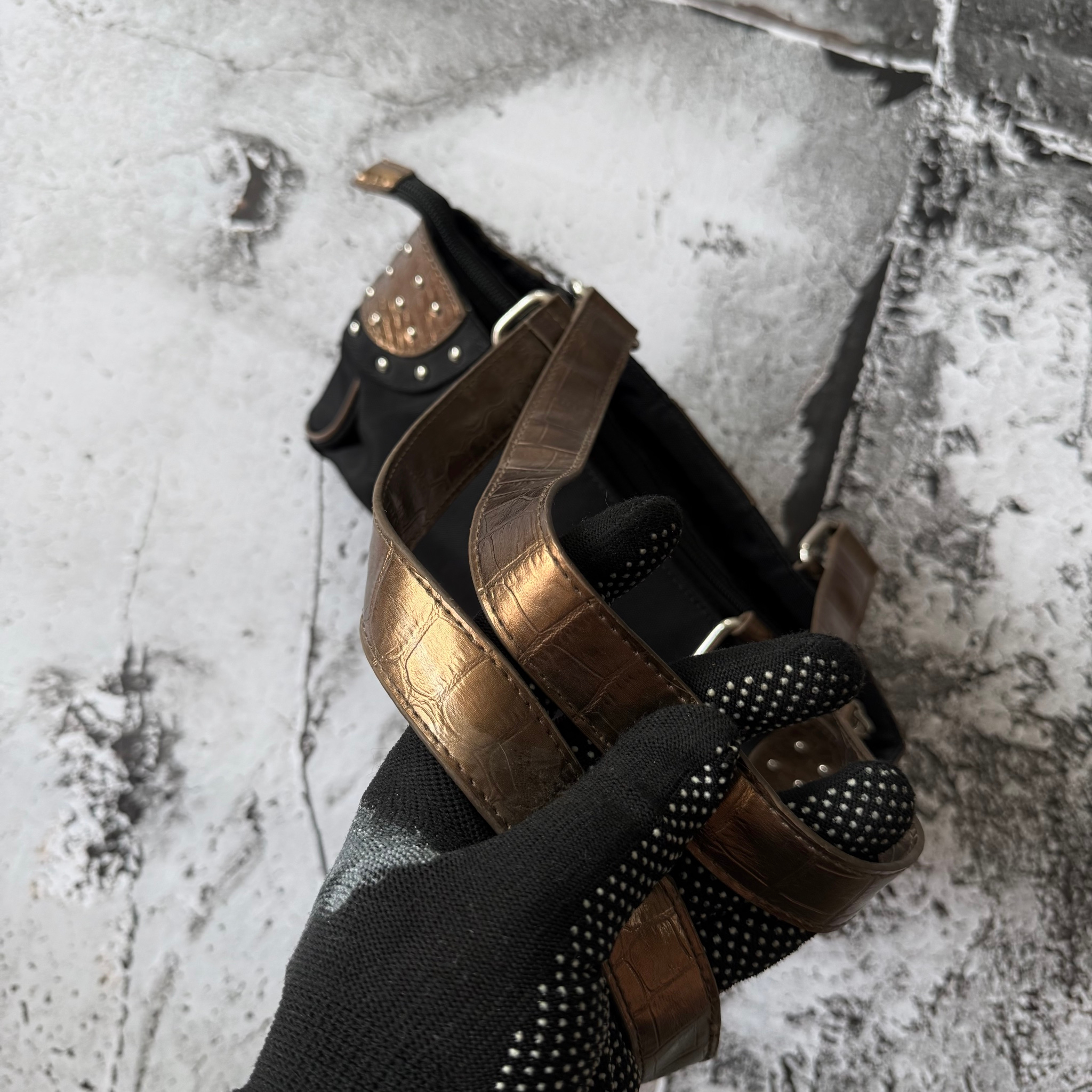 Roccobarocco 2000s Vintage y2k Shoulder Bag, миниатюра 4