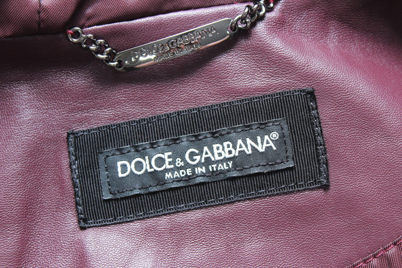 Dolce & Gabbana Кожаная куртка, миниатюра 10