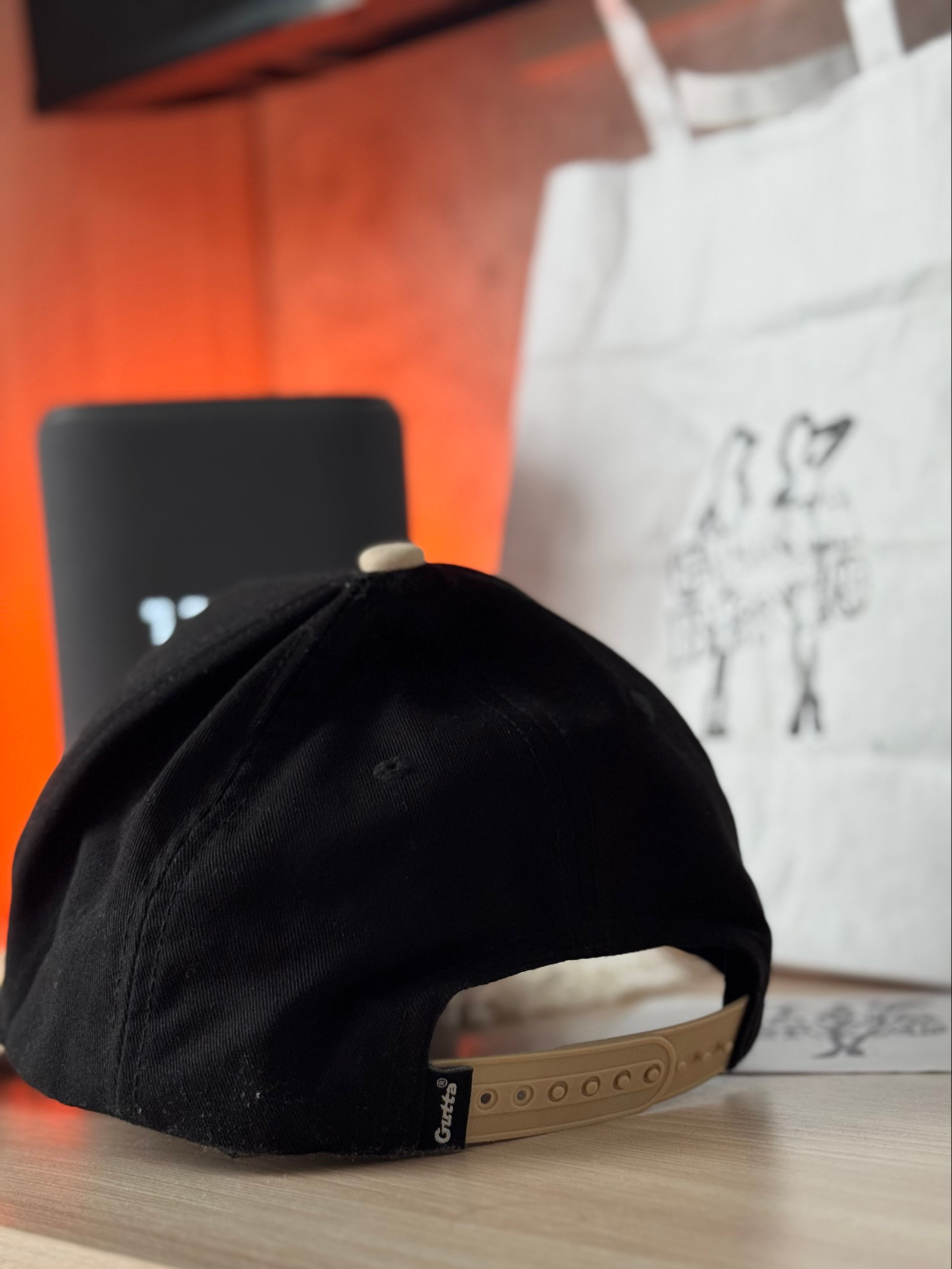 Gutta x Benzo "Surplus" Trucker Hat Black, миниатюра 2