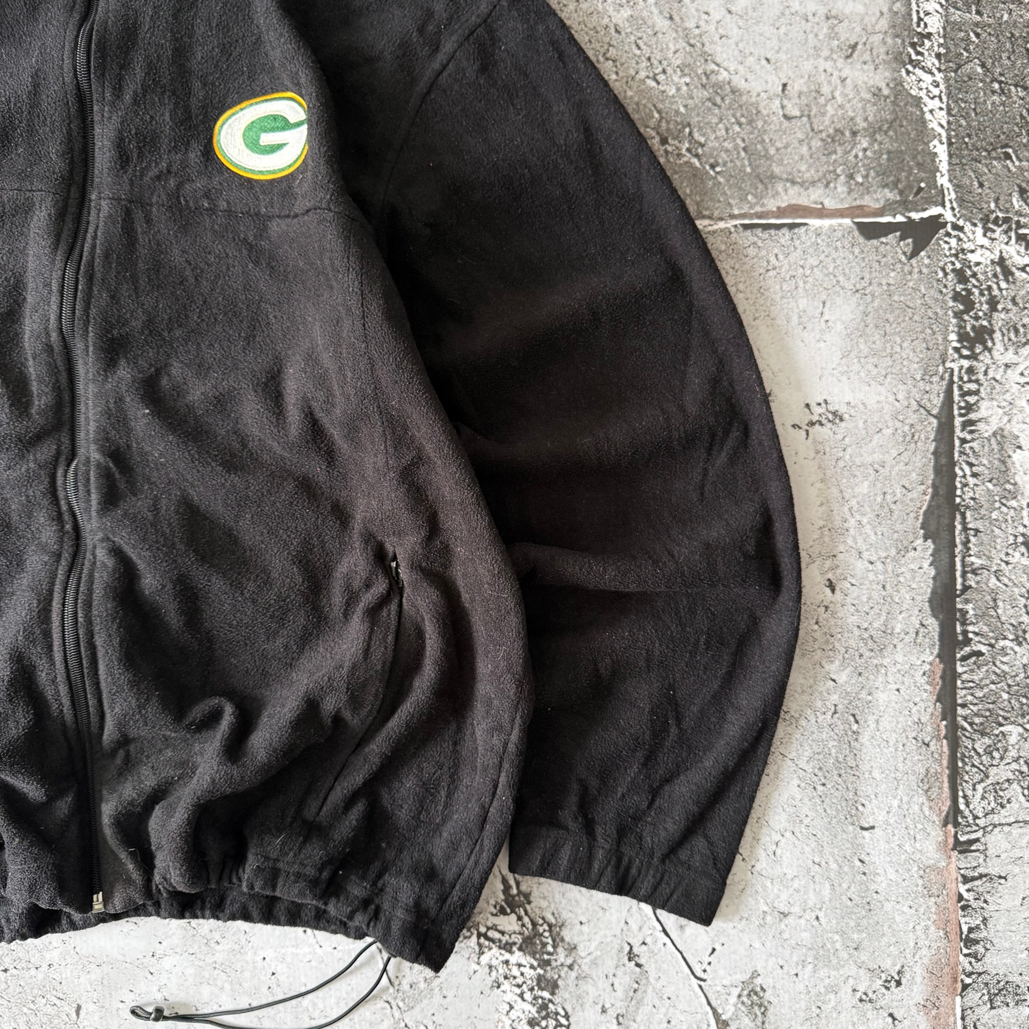 NFL 2000s Vintage Green Bay Packers Fleece Jacket, миниатюра 3