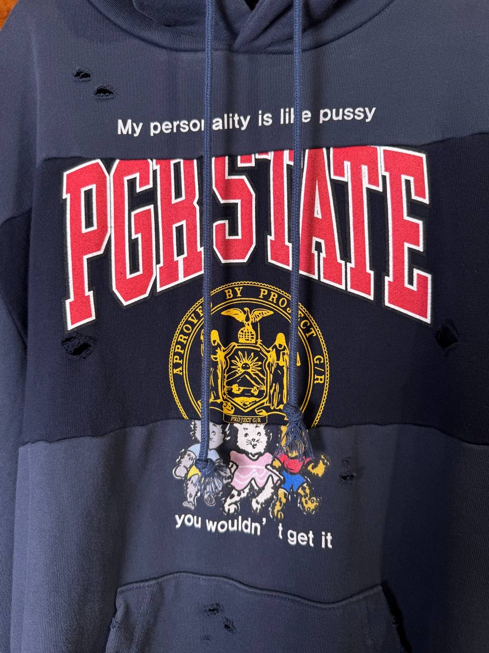 Project G/R PGR STATE Reworked Sport Navy Hoodie, миниатюра 4