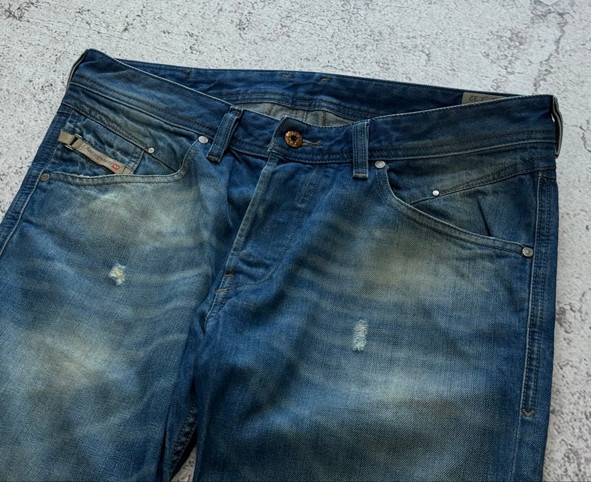 Diesel Industry Slim-Tapered Belther Faded Jeans, миниатюра 7
