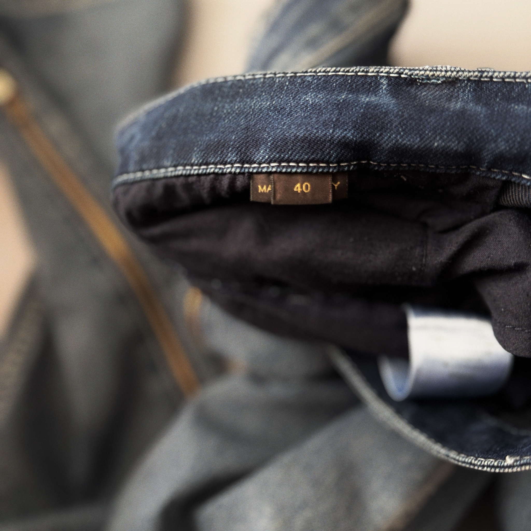 Louis Vuitton 2000s Vintage Full Zip Skinny Jeans, миниатюра 13