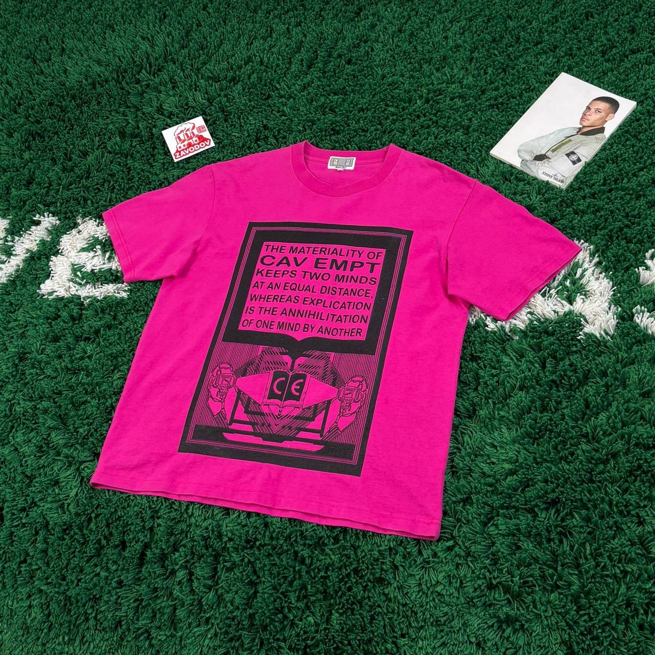 Cav Empt Logo T-Shirt Pink, миниатюра 3
