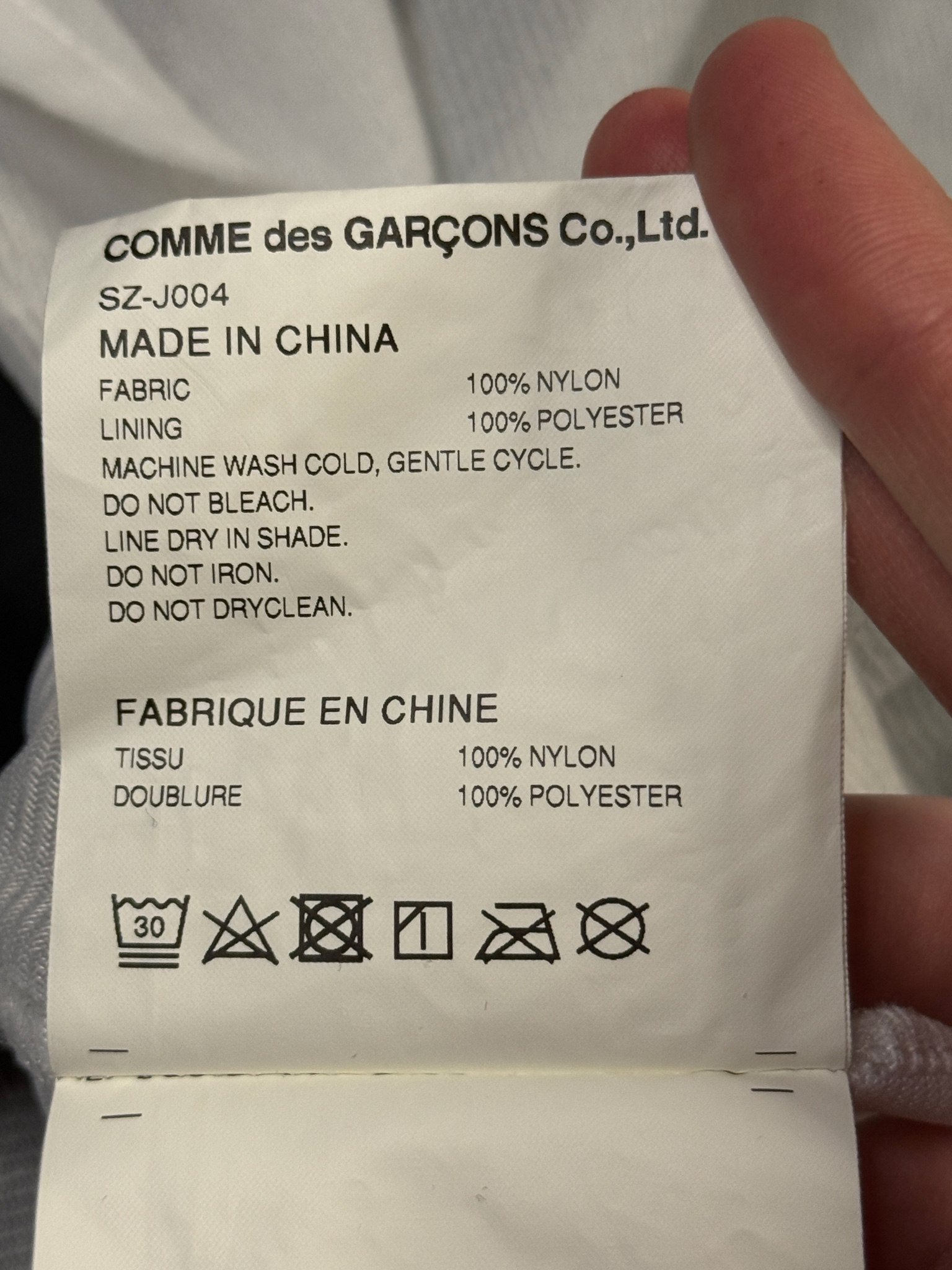 Comme des garcons CDG Back Logo, миниатюра 8