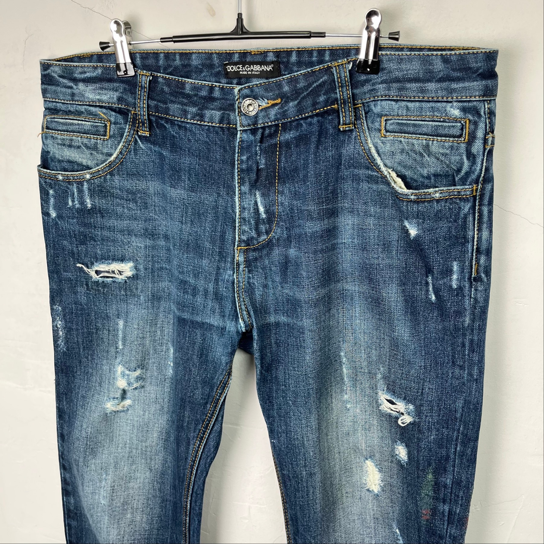Dolce & Gabbana Distressed Patchwork Jeans, миниатюра 3