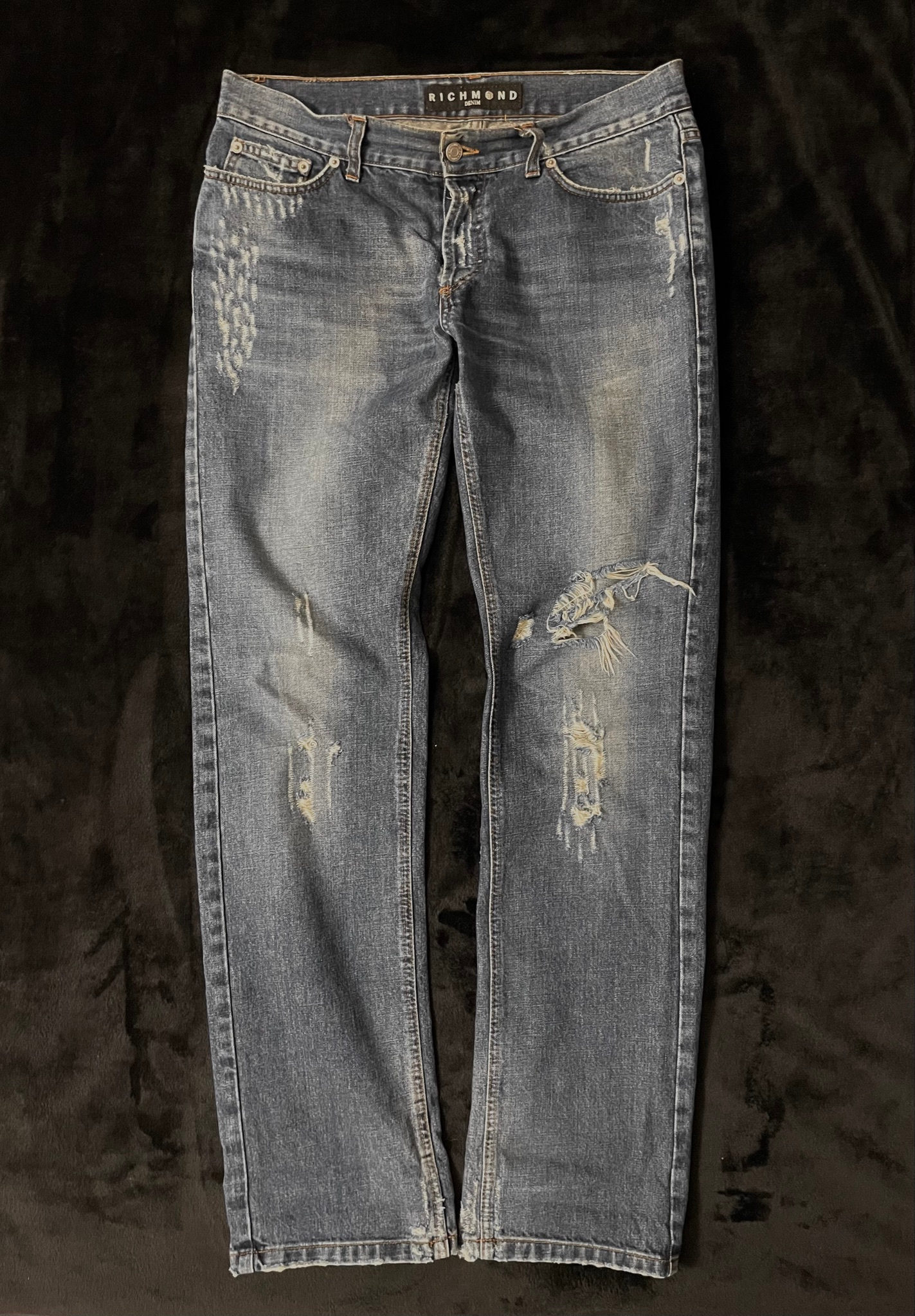 John Richmond distressed jeans, миниатюра 1