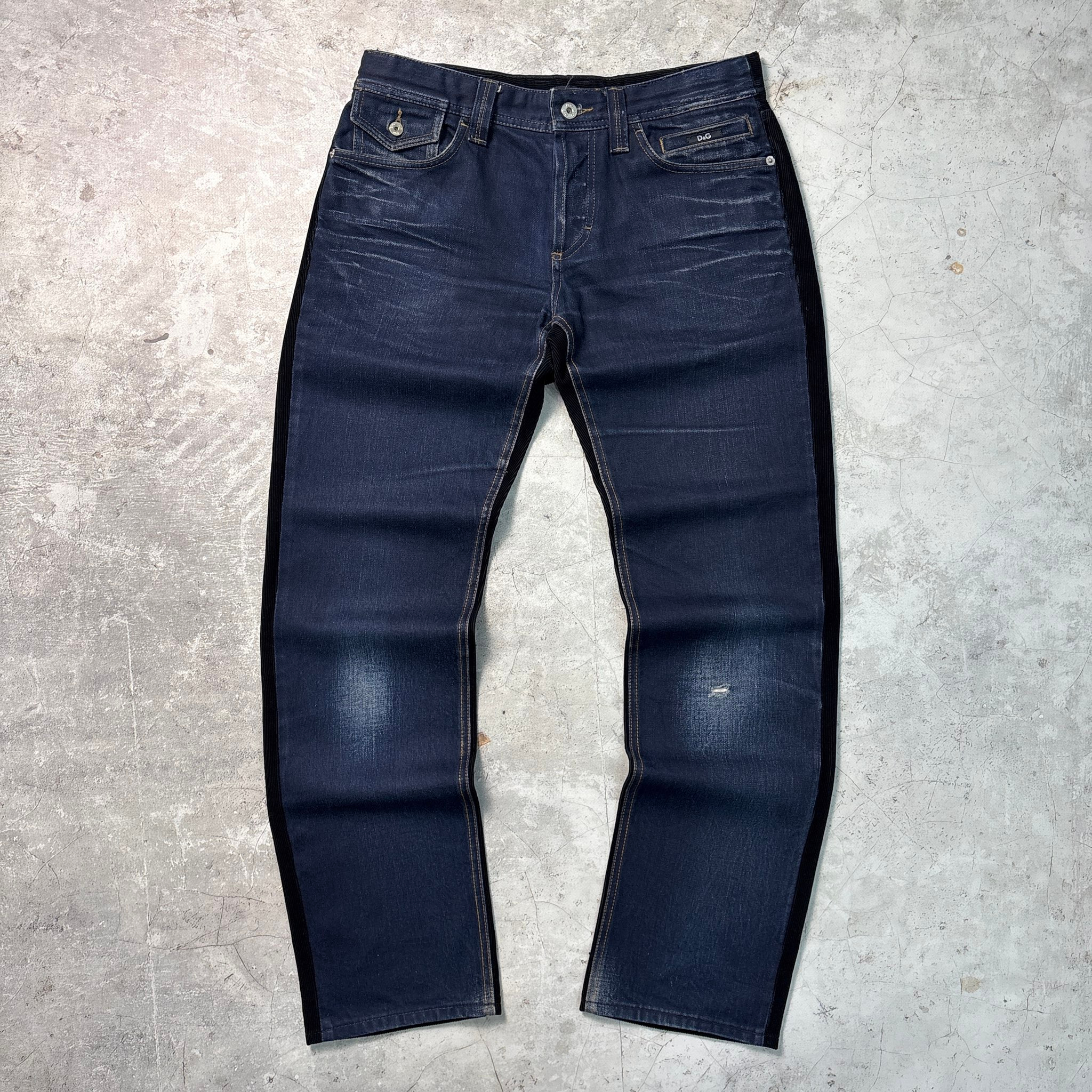 Dolce & Gabbana Hybrid Jeans Corduroy/Denim, миниатюра 1