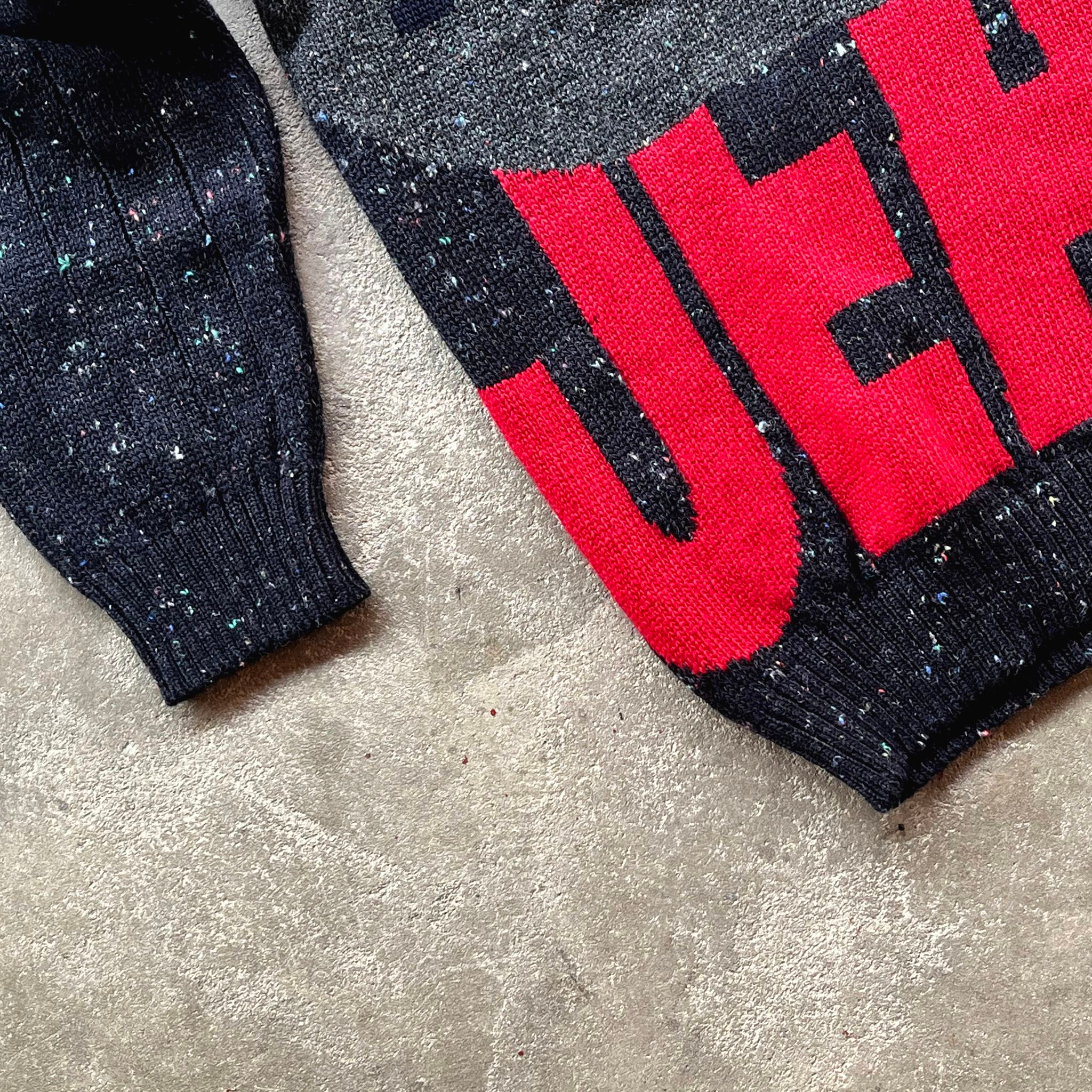 Iceberg Spellout Speckled Knit Sweater, миниатюра 6