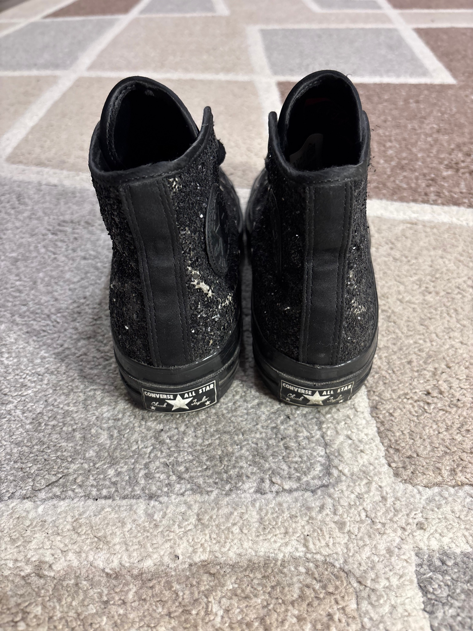 Converse Chuck Taylor Hi Glitter Black, миниатюра 6