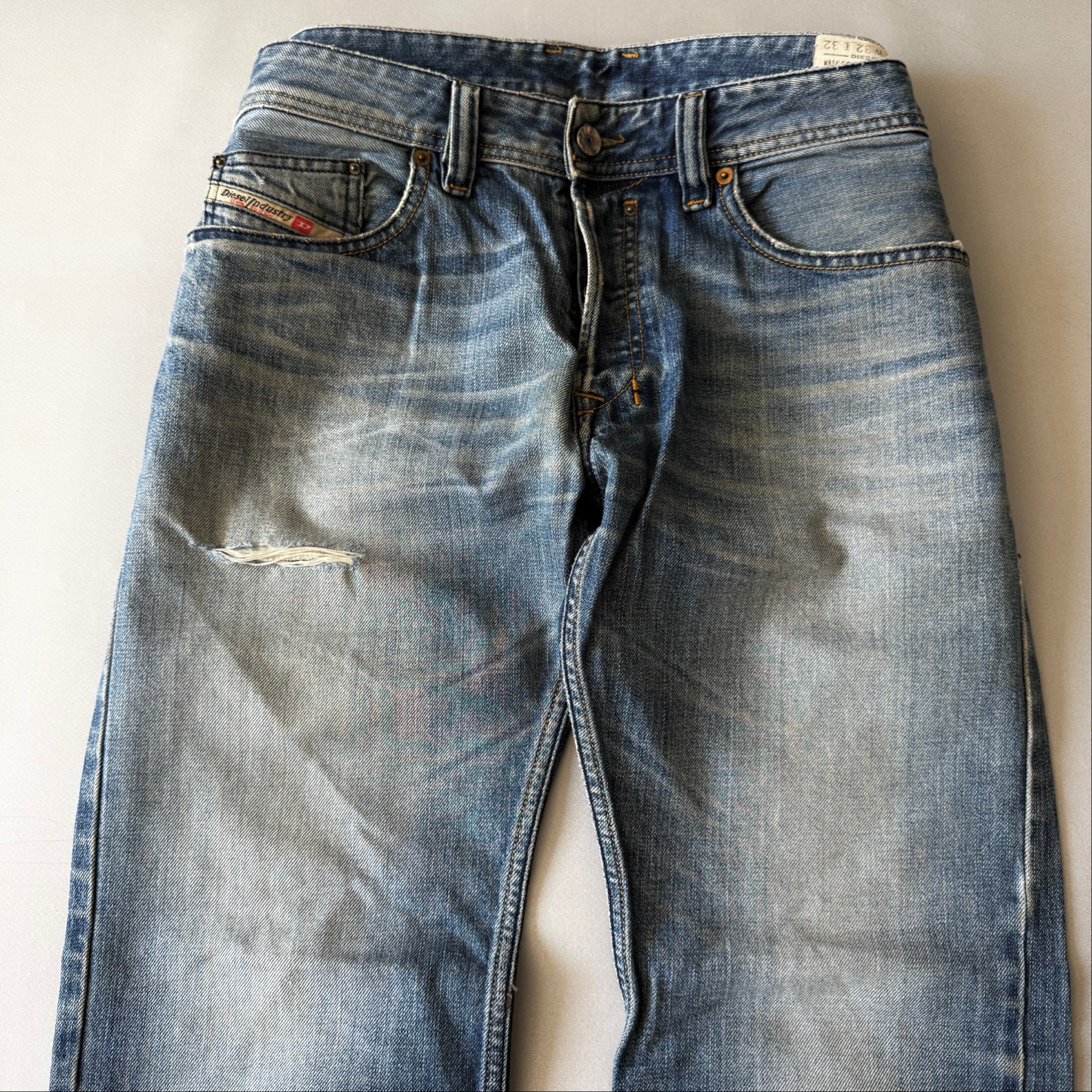 Diesel 2000s Vintage Safado Distressed Jeans, миниатюра 3
