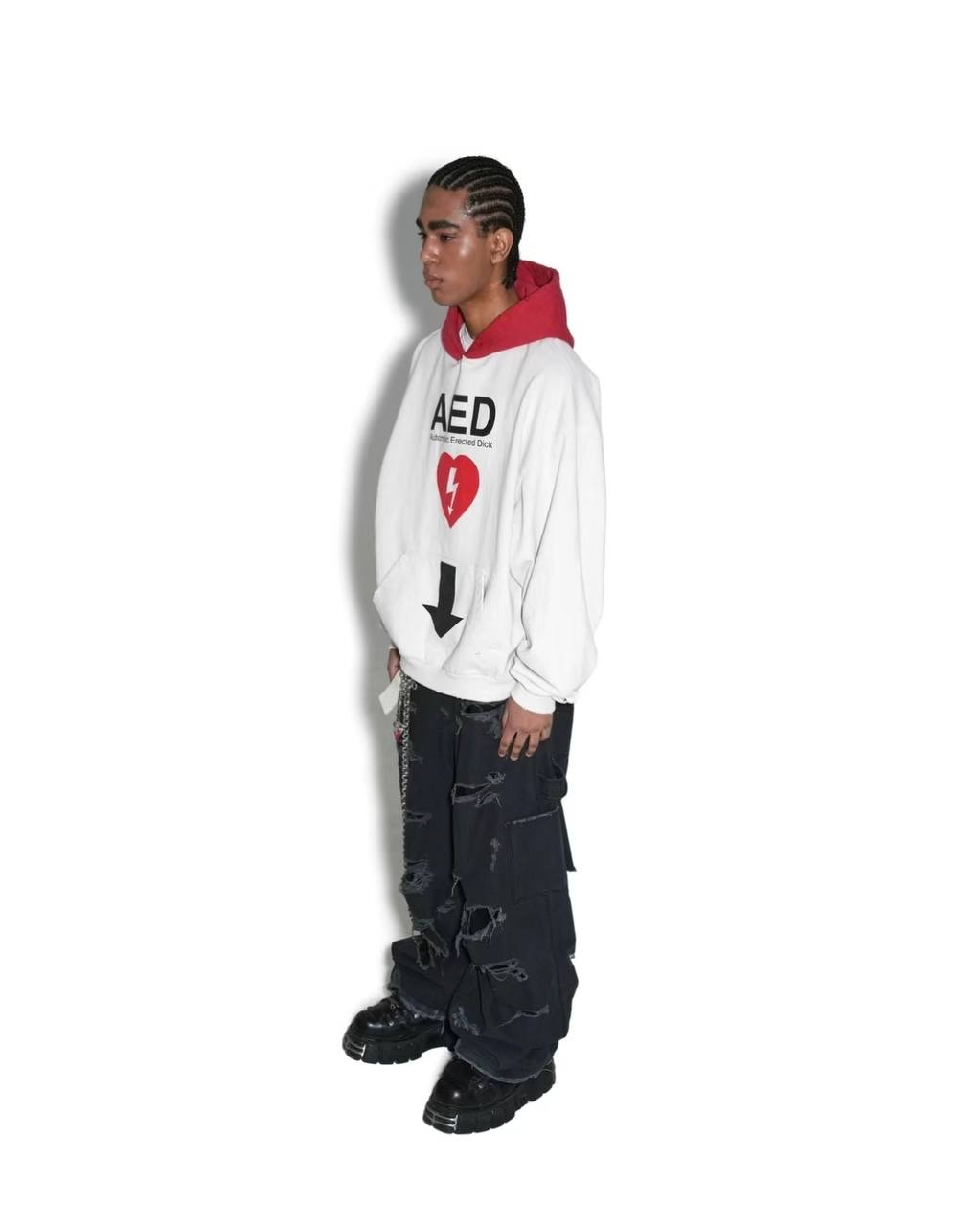 Project G/R Distressed Work Black Pants, миниатюра 5