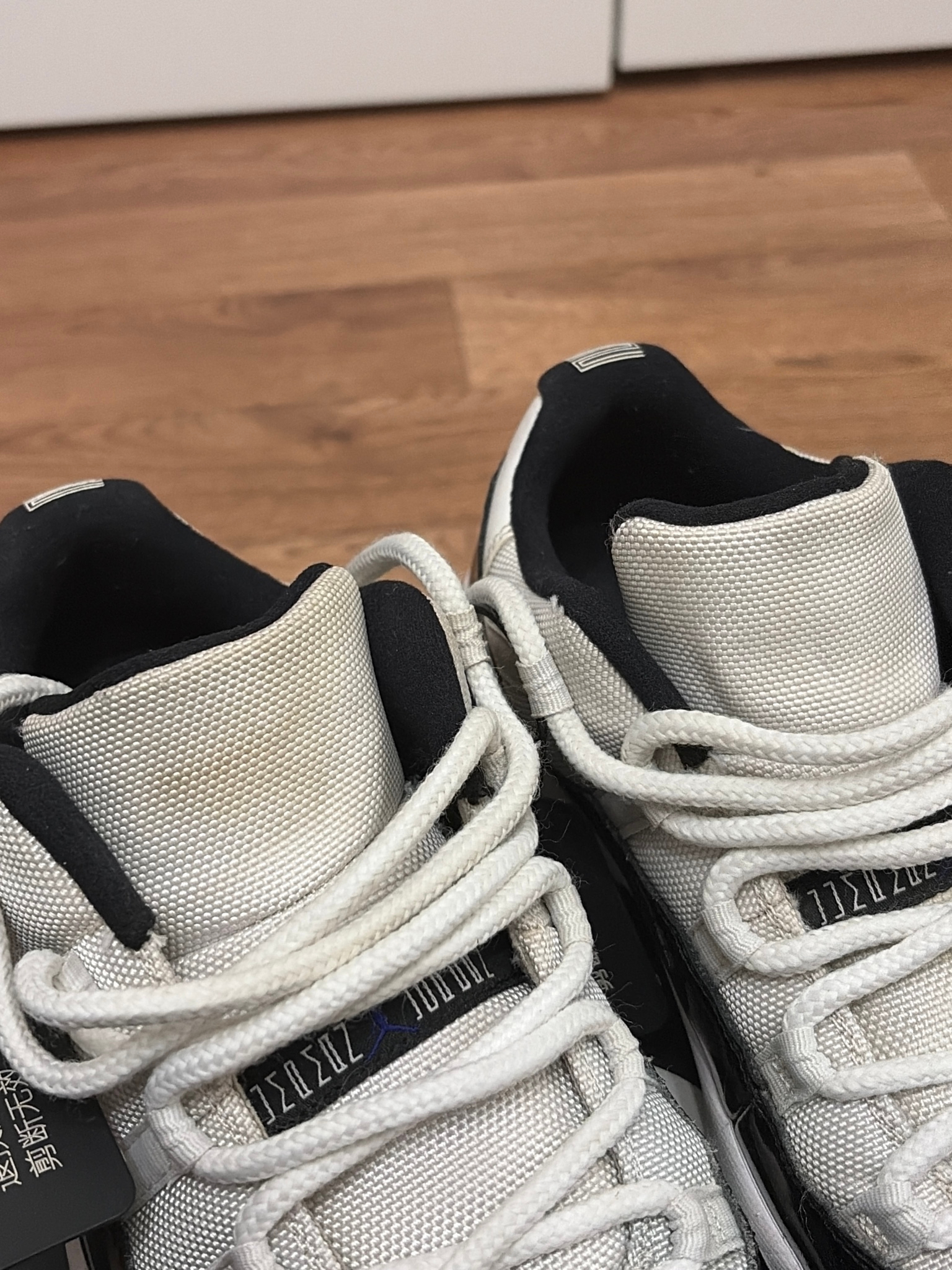 Nike Air Jordan 11 retro low BLACK-DARK CONCORD, миниатюра 6