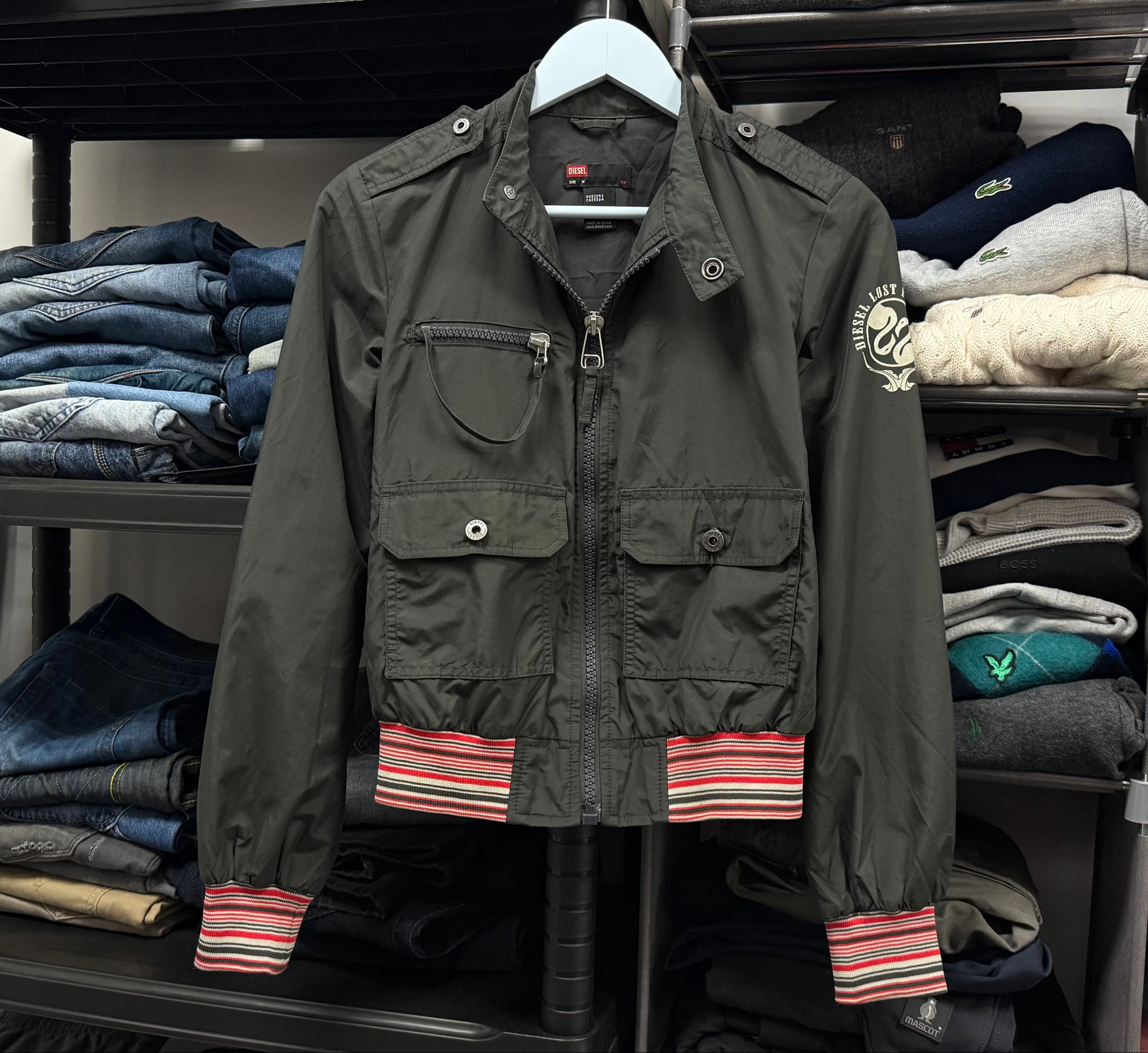 Diesel Vintage Archive Khaki Jacket, миниатюра 2