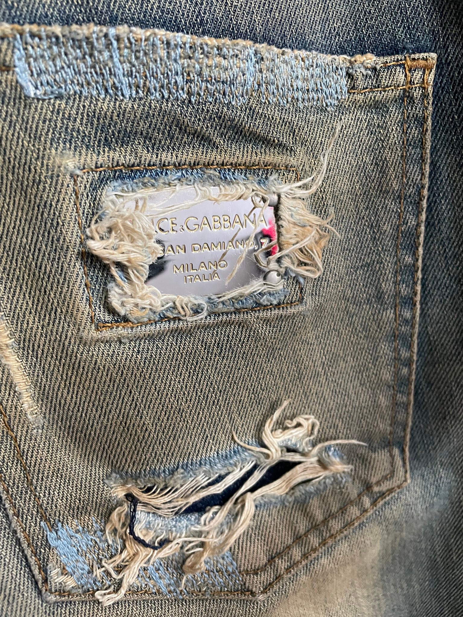 Dolce & Gabbana Distressed Jeans, миниатюра 4