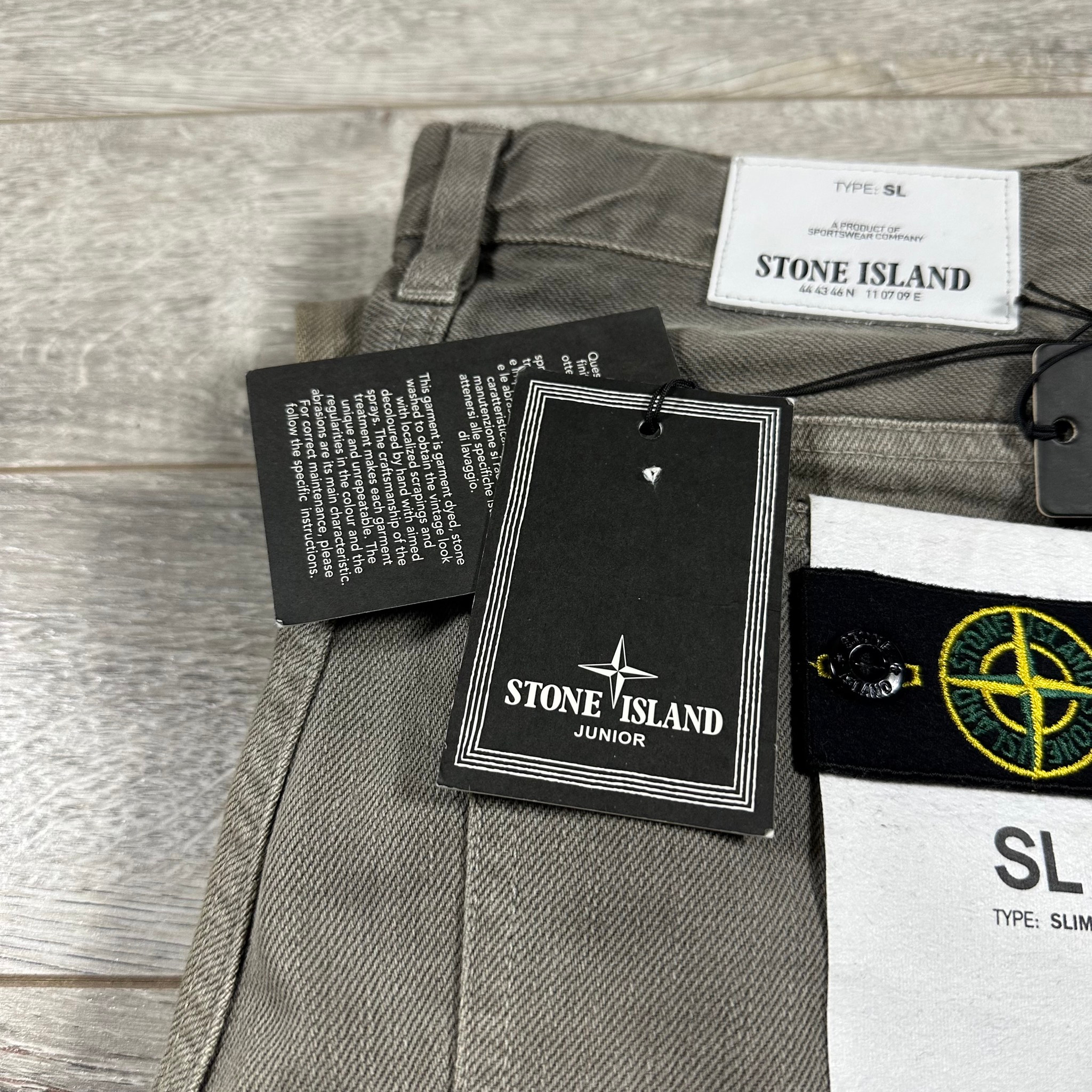 Stone Island Slim Junior Jeans, миниатюра 7