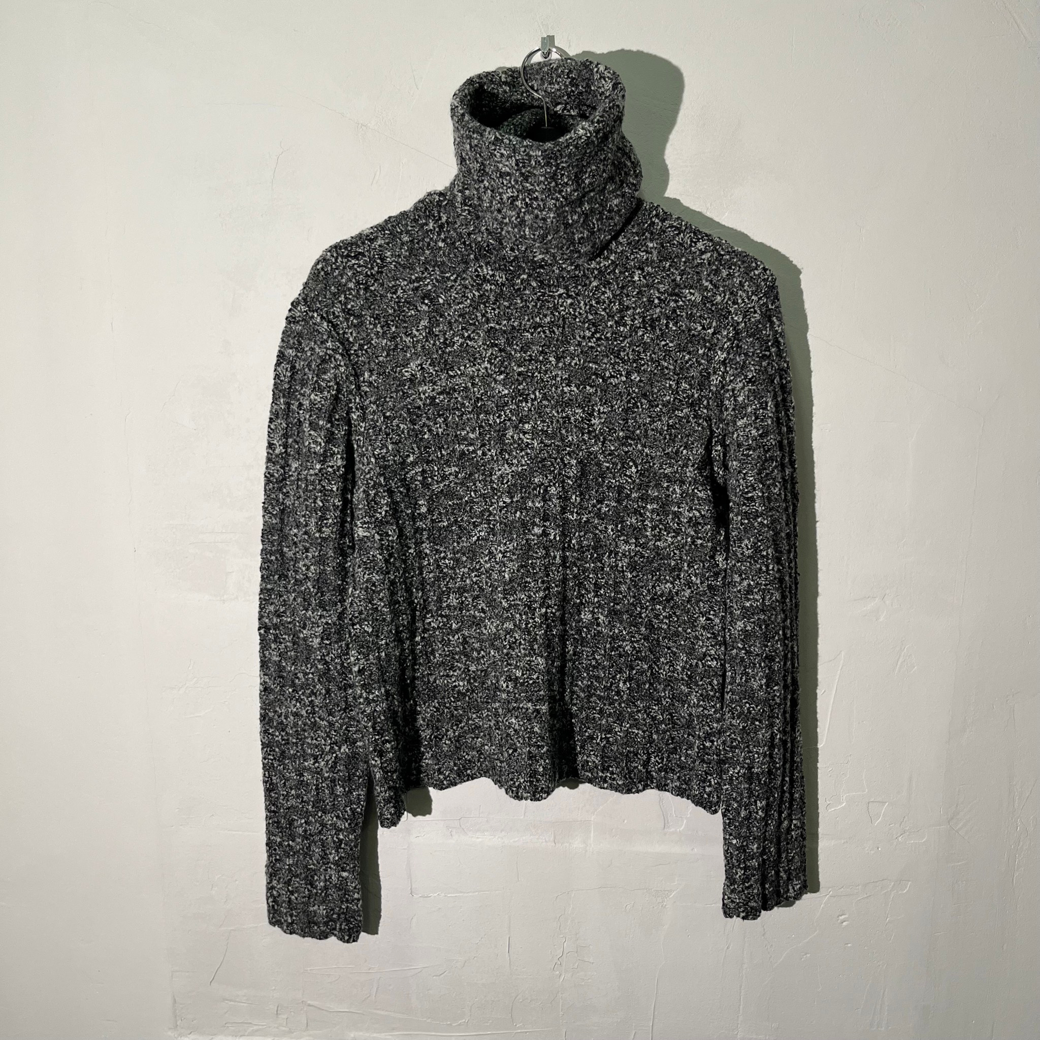 Dolce & Gabbana Melange Wool Turtleneck Sweater, миниатюра 1