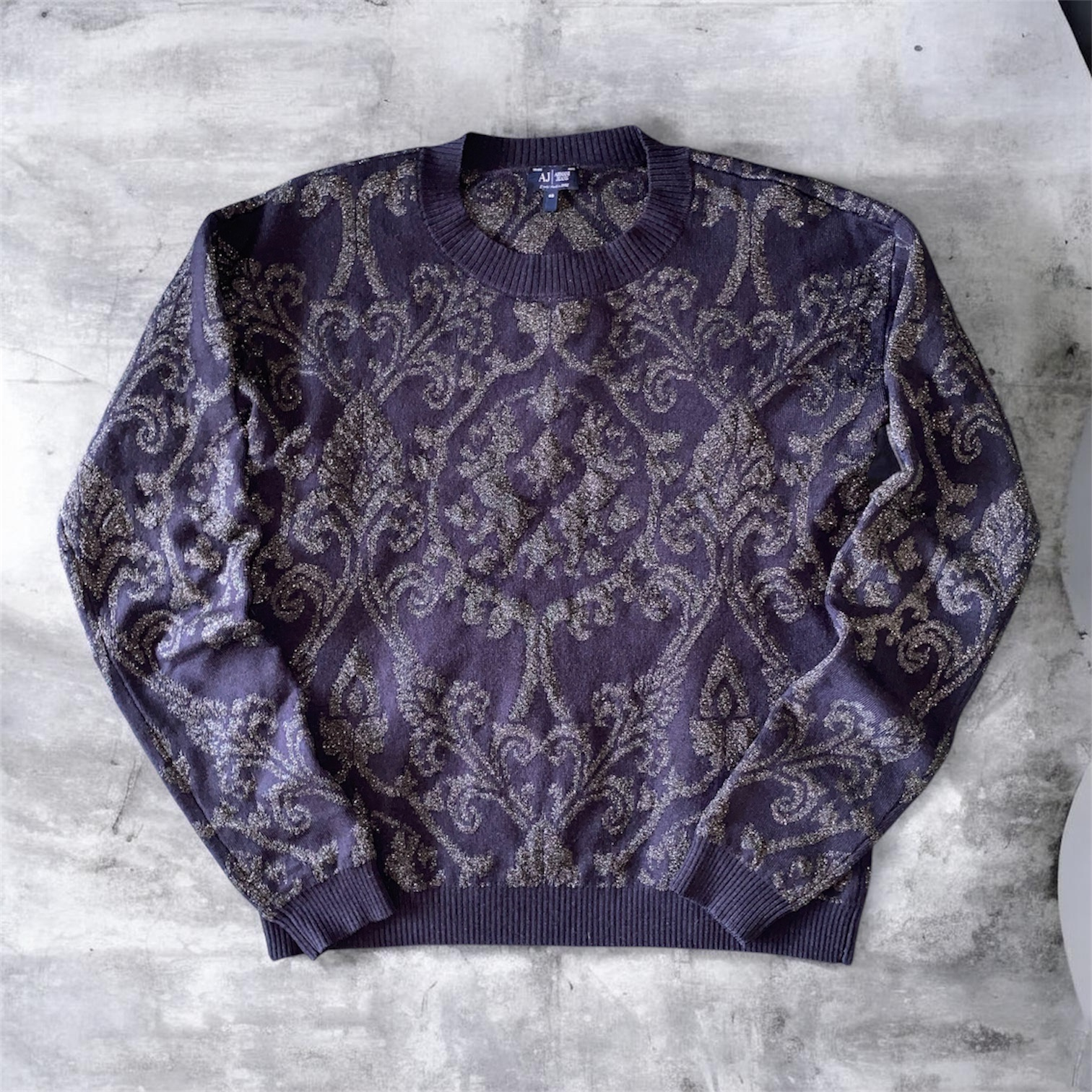 Armani Jeans 00s Damask sweater, миниатюра 1