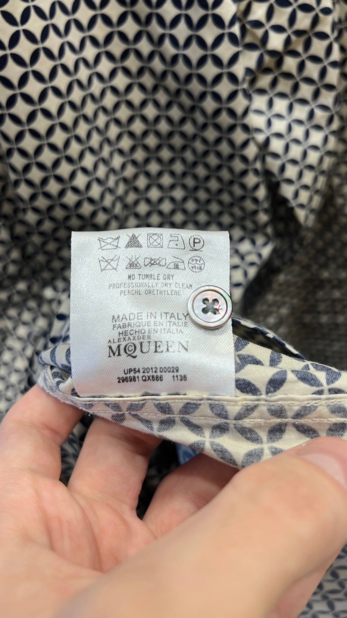 Alexander McQueen Рубашка, миниатюра 4