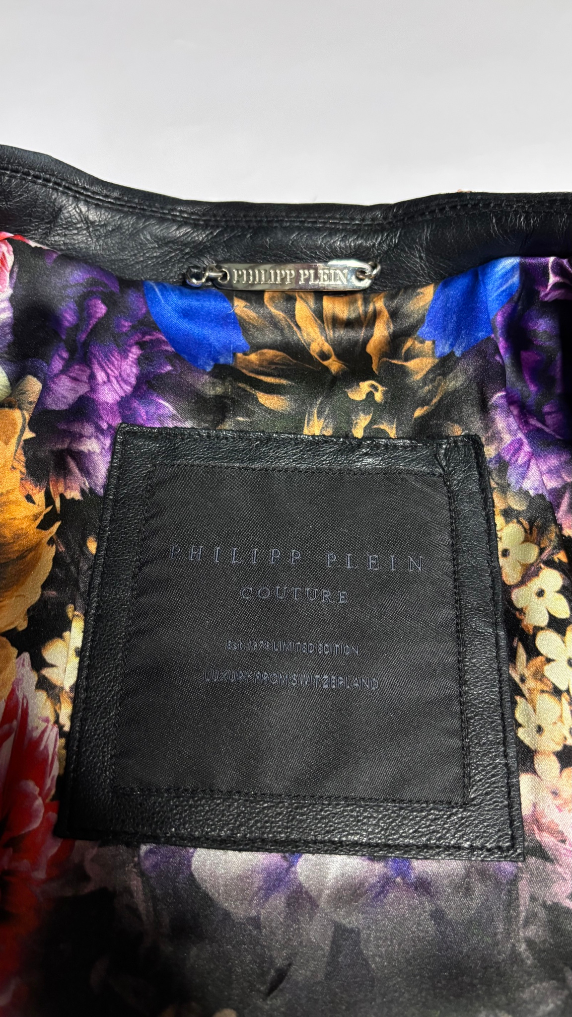 Philipp Plein кожанная куртка, миниатюра 4