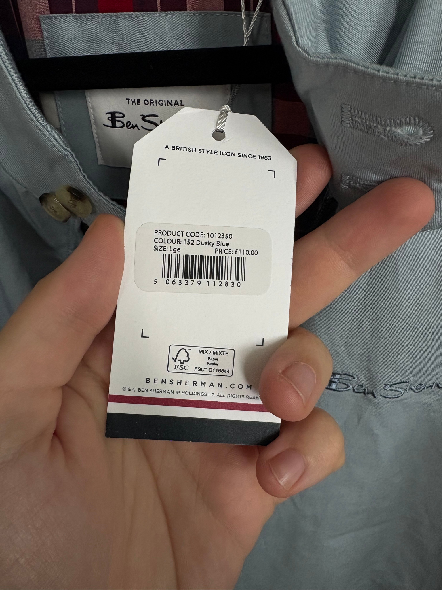 Ben Sherman Бомбер, миниатюра 3