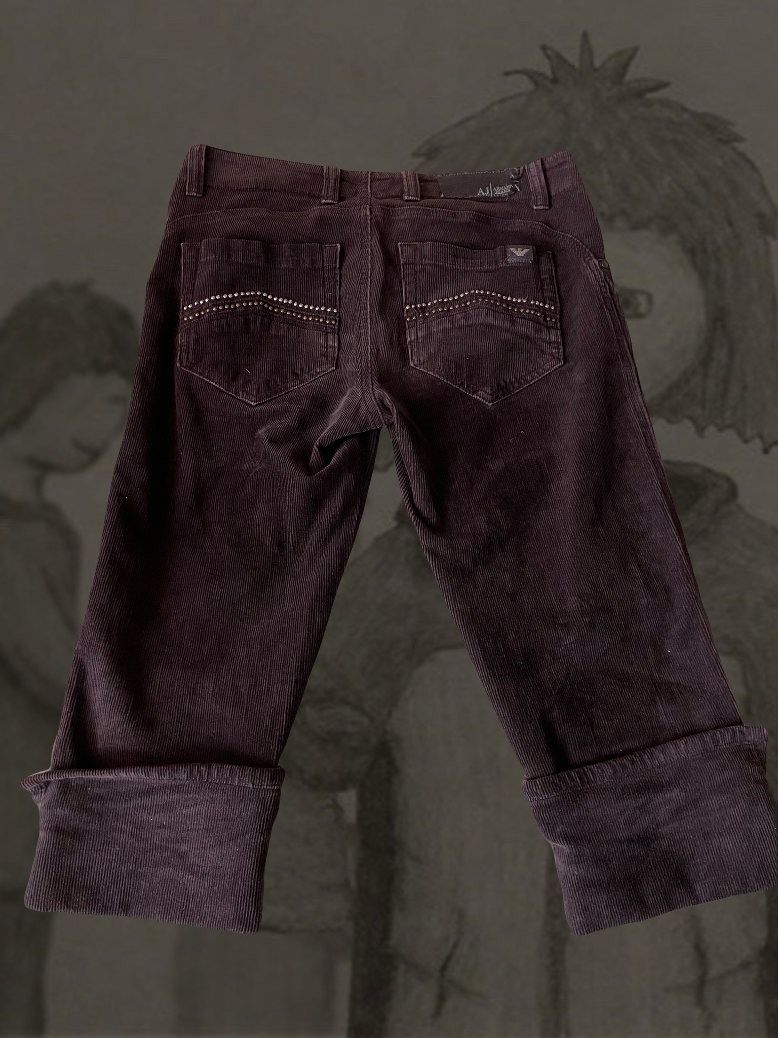 Armani Jeans бриджи винтажные, миниатюра 2